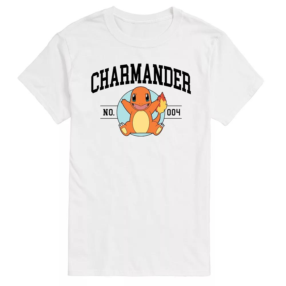 Big & Tall Pokemon Charmander Collegiate Graphic Tee, Men's,  Product Image