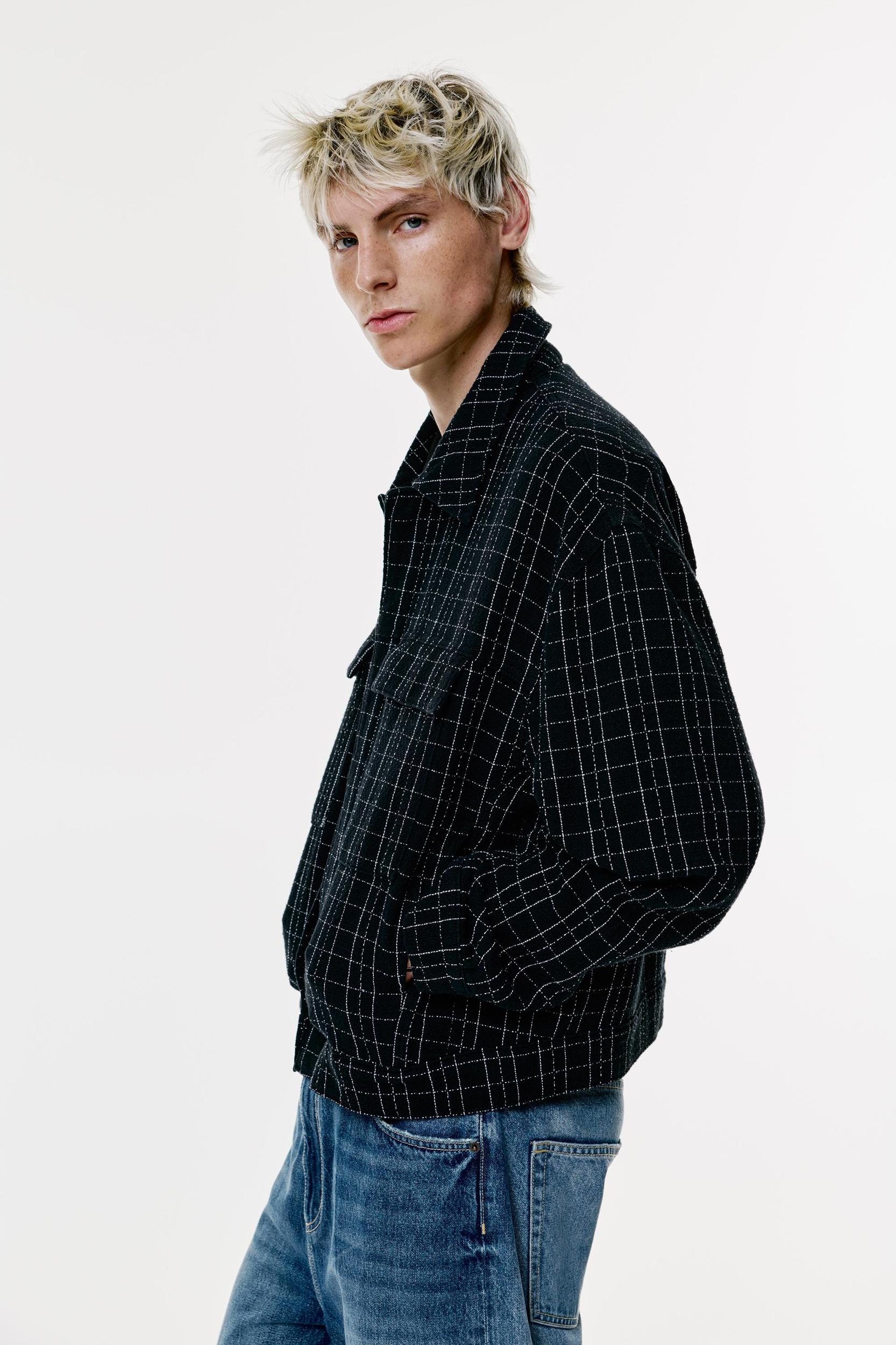 Check pocket jacket Product Image