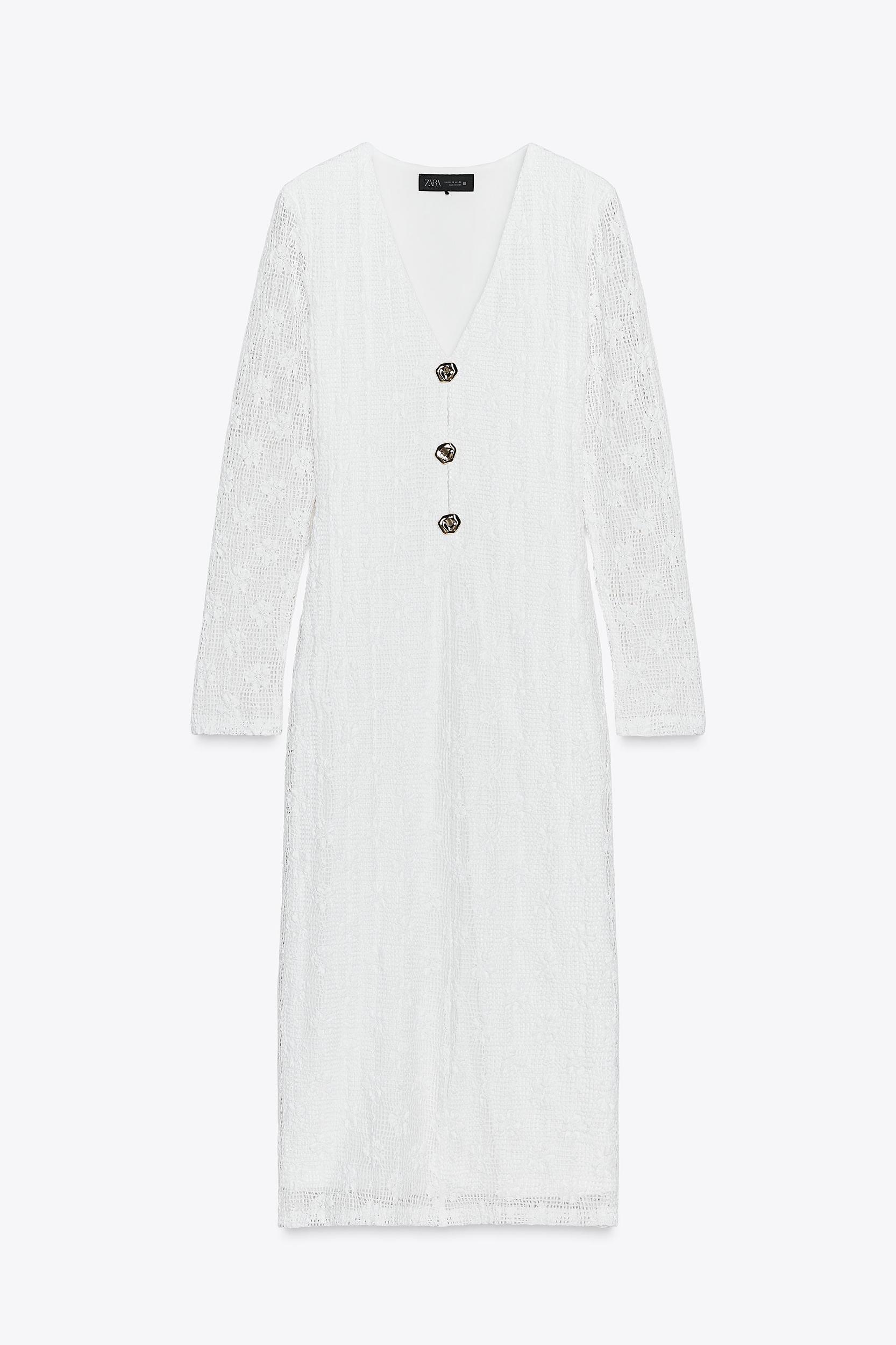 CROCHET MIDI DRESS Product Image