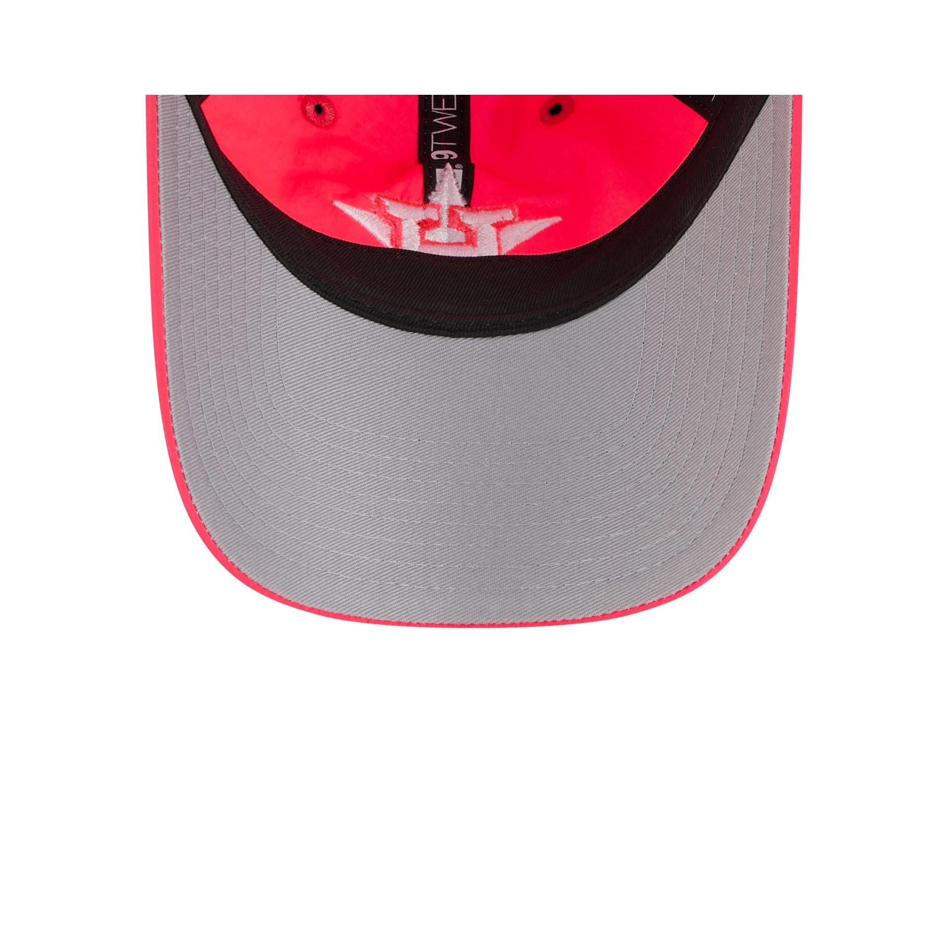 Houston Astros Everyday Nylon Pink 9TWENTY Adjustable Hat Male Product Image