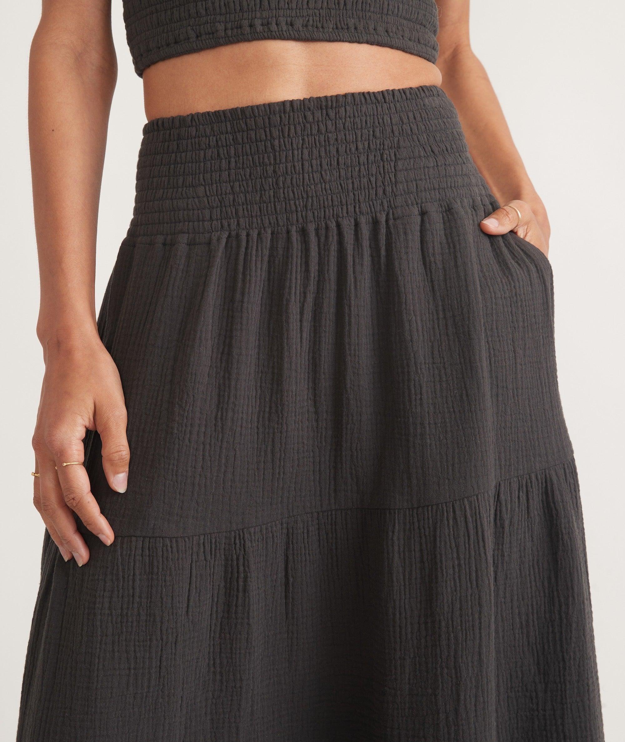 Corinne Double Cloth Maxi Skirt Product Image