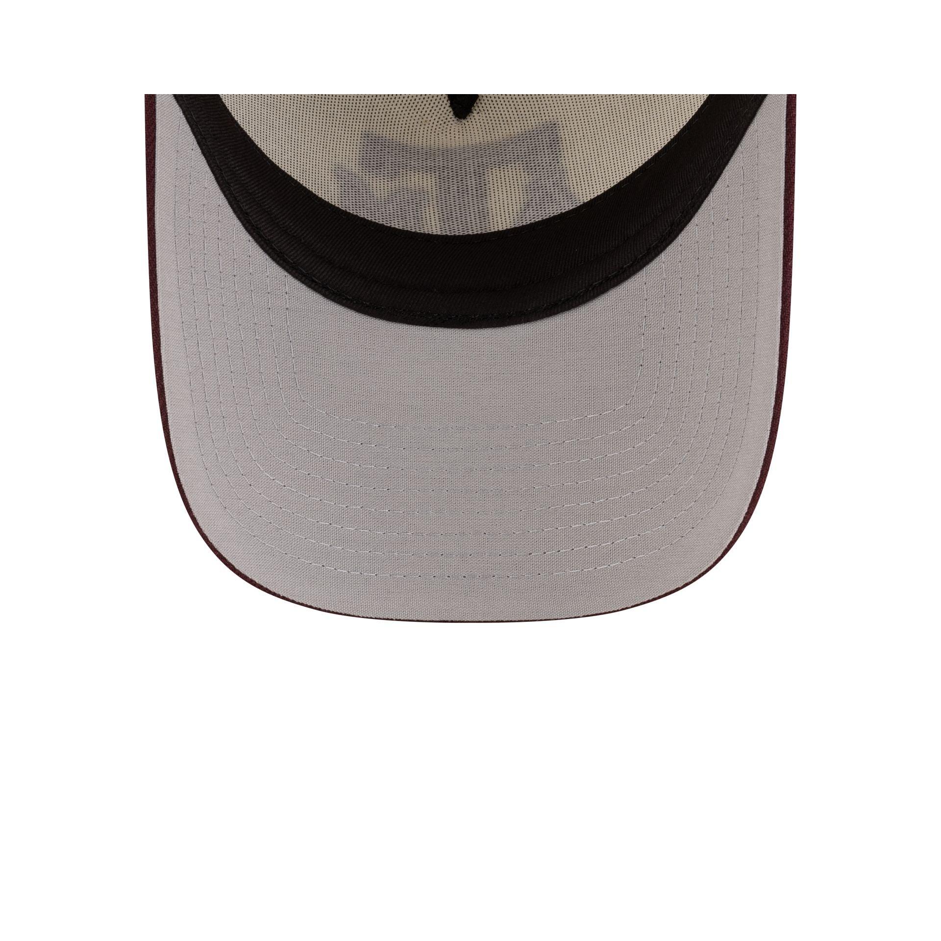 New Era x adidas Texas A&M Aggies Chrome White 9FORTY A-Frame Snapback Hat Male Product Image