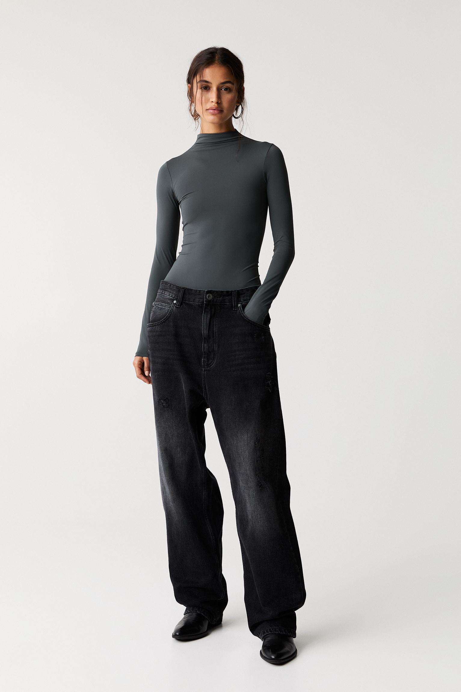 Long sleeve polyamide bodysuit Product Image