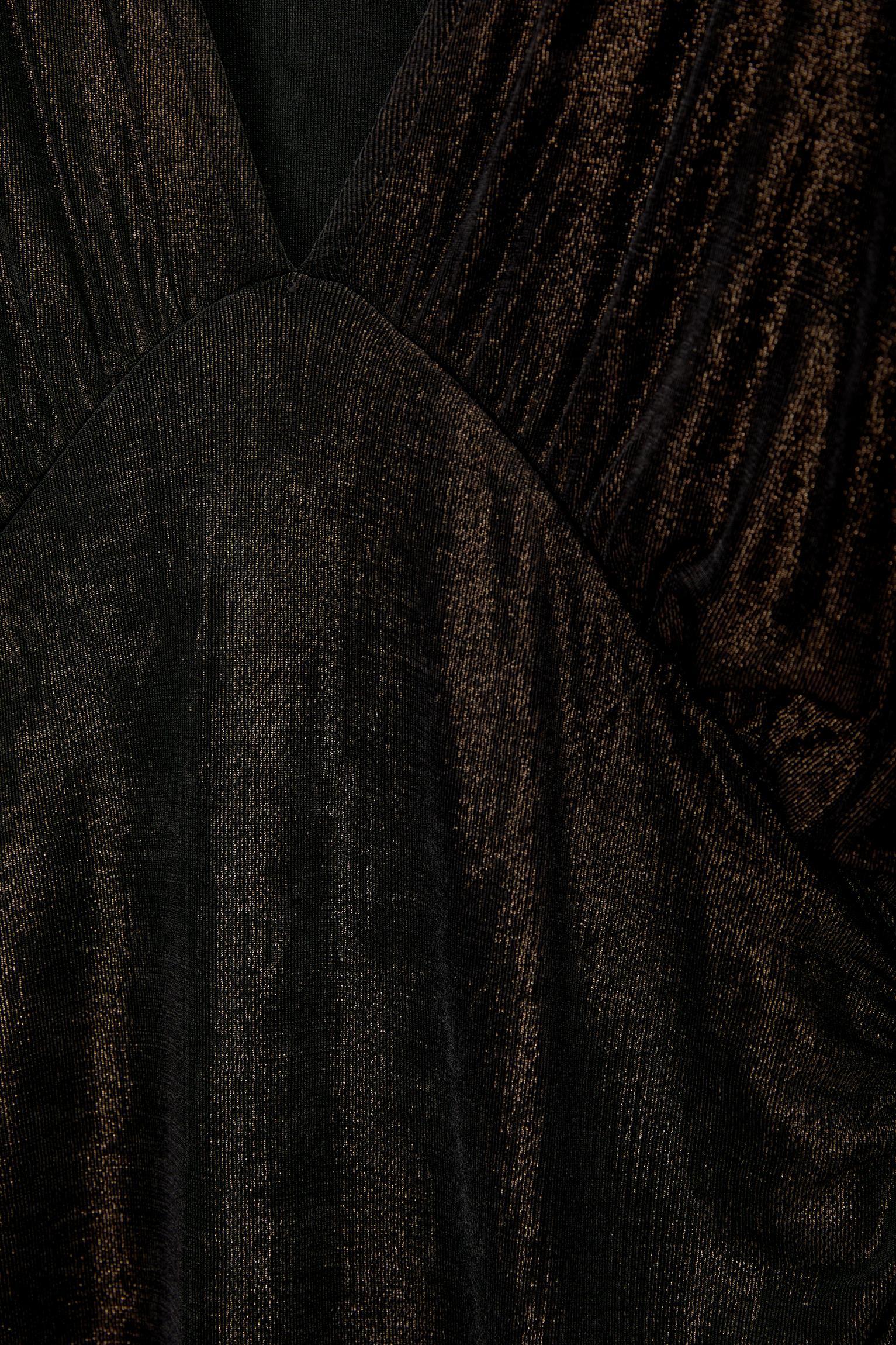 Short metallic fabric dress Product Image