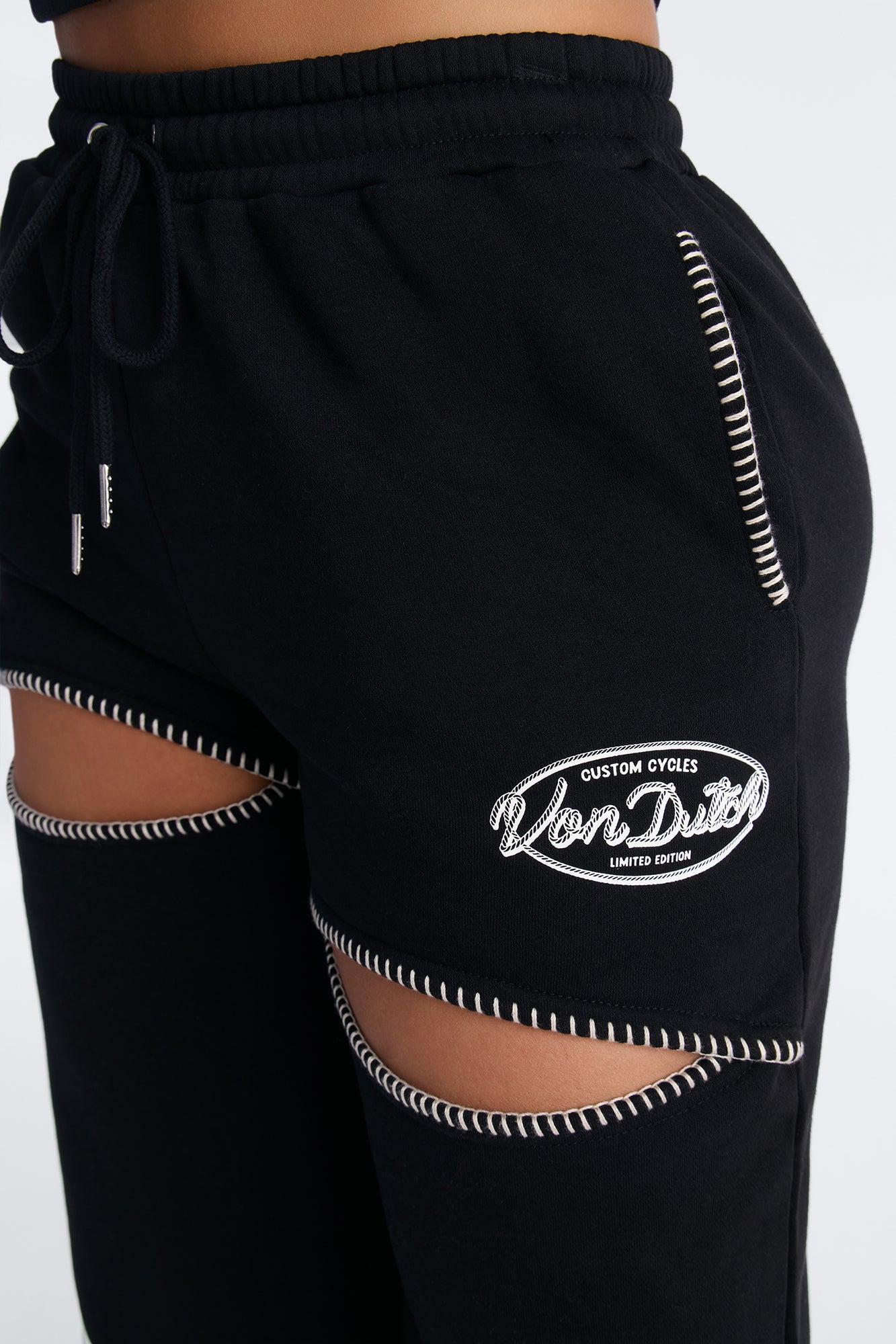 Von Dutch After Hours Fleece Pants - Black Product Image