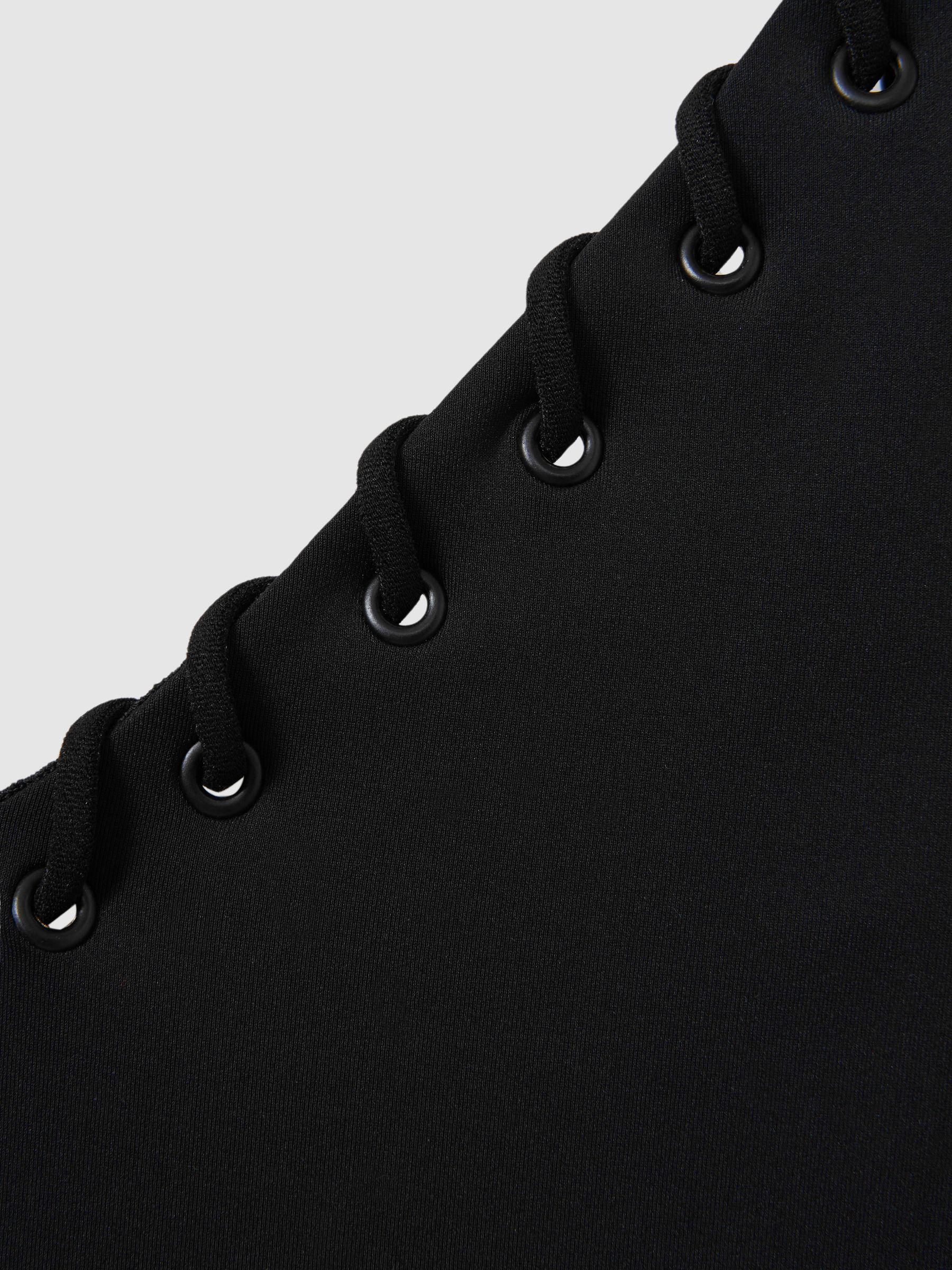 Good American Whip Stitch Swimsuit in Black Product Image