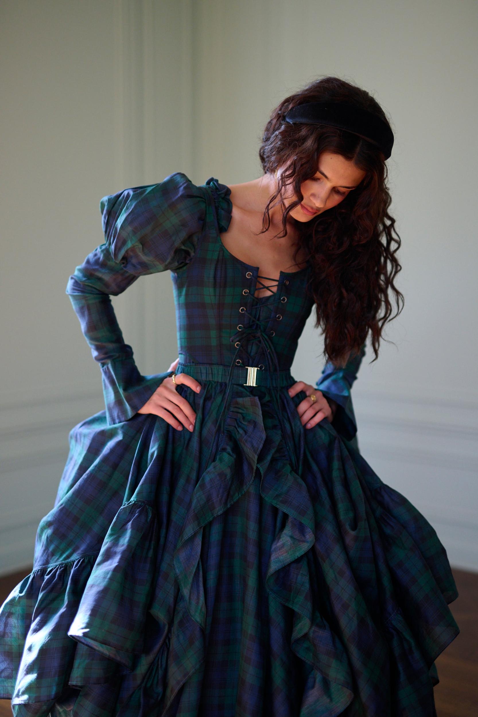 The Scotland Plaid Duchess Tournure Product Image