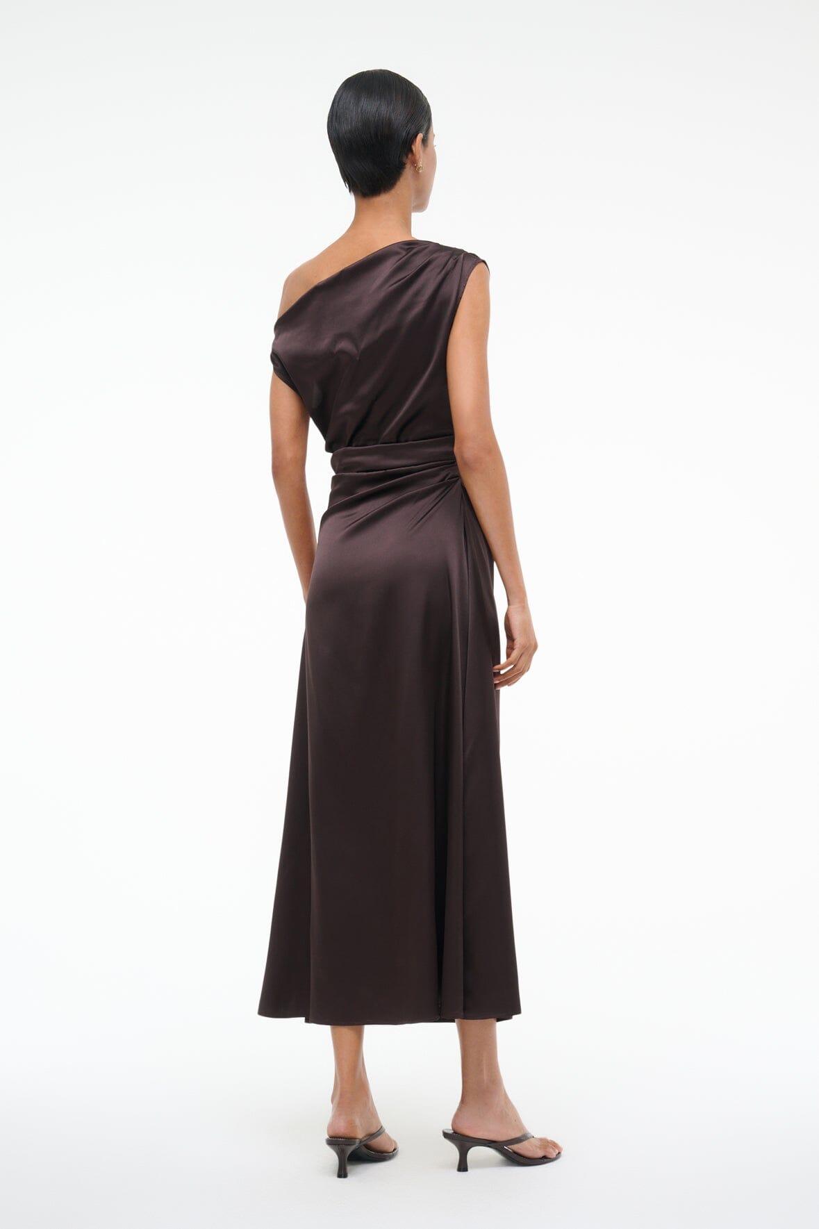 PHARE SILK DRESS | EARTH Product Image