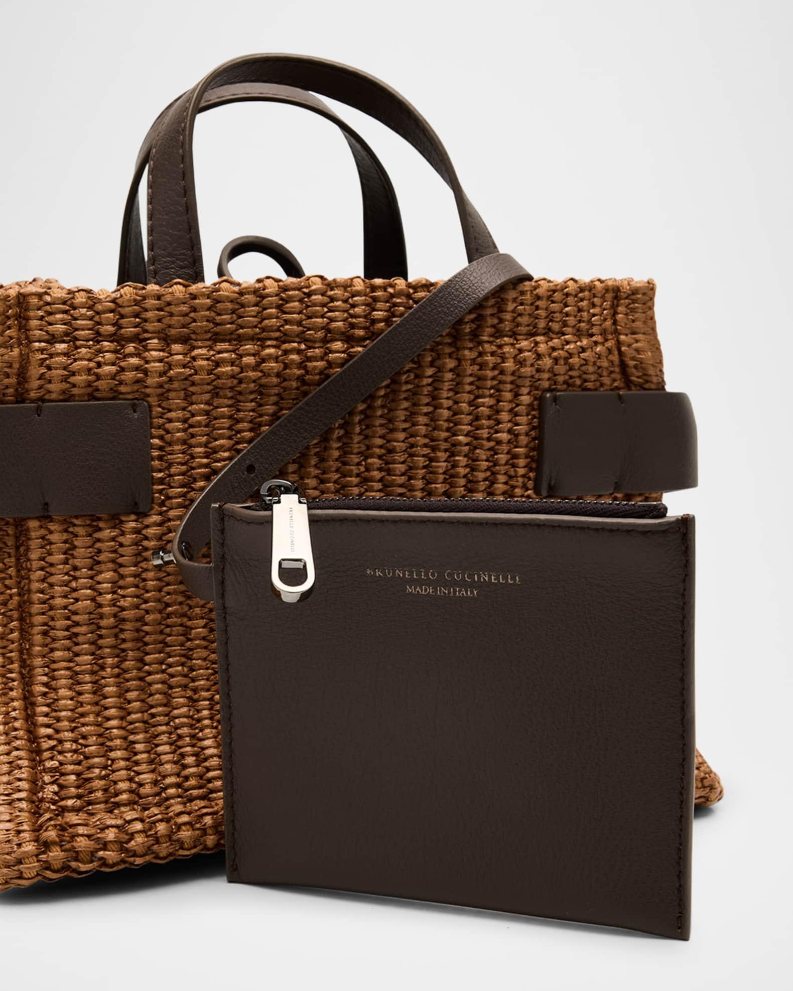 Essense Mini Raffia Tote Bag Product Image