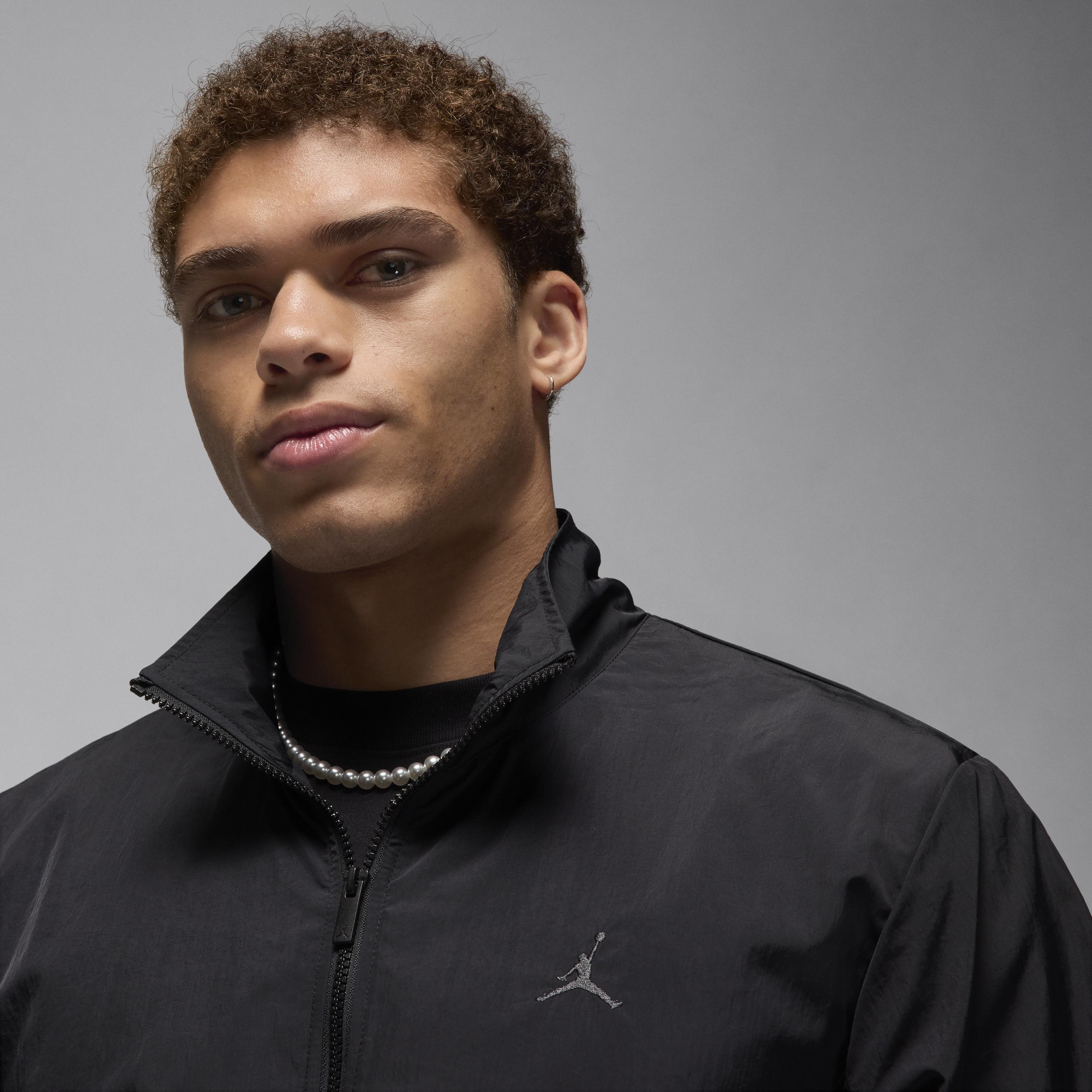 Jordan Mens Jordan Essential HBR Wind Jacket - Mens Black/Anthracite Product Image