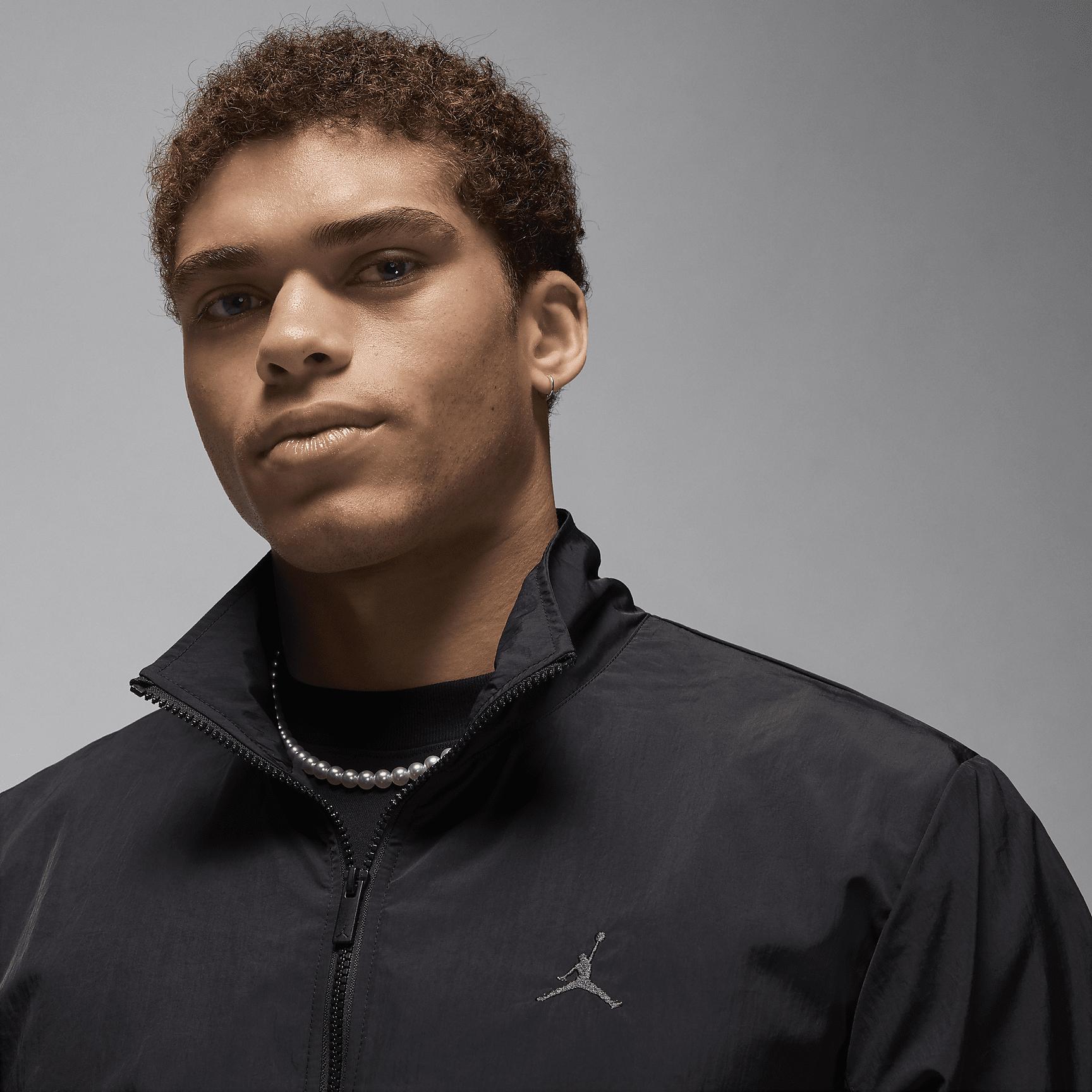 Jordan Mens Jordan Essential HBR Wind Jacket - Mens Black/Anthracite Product Image