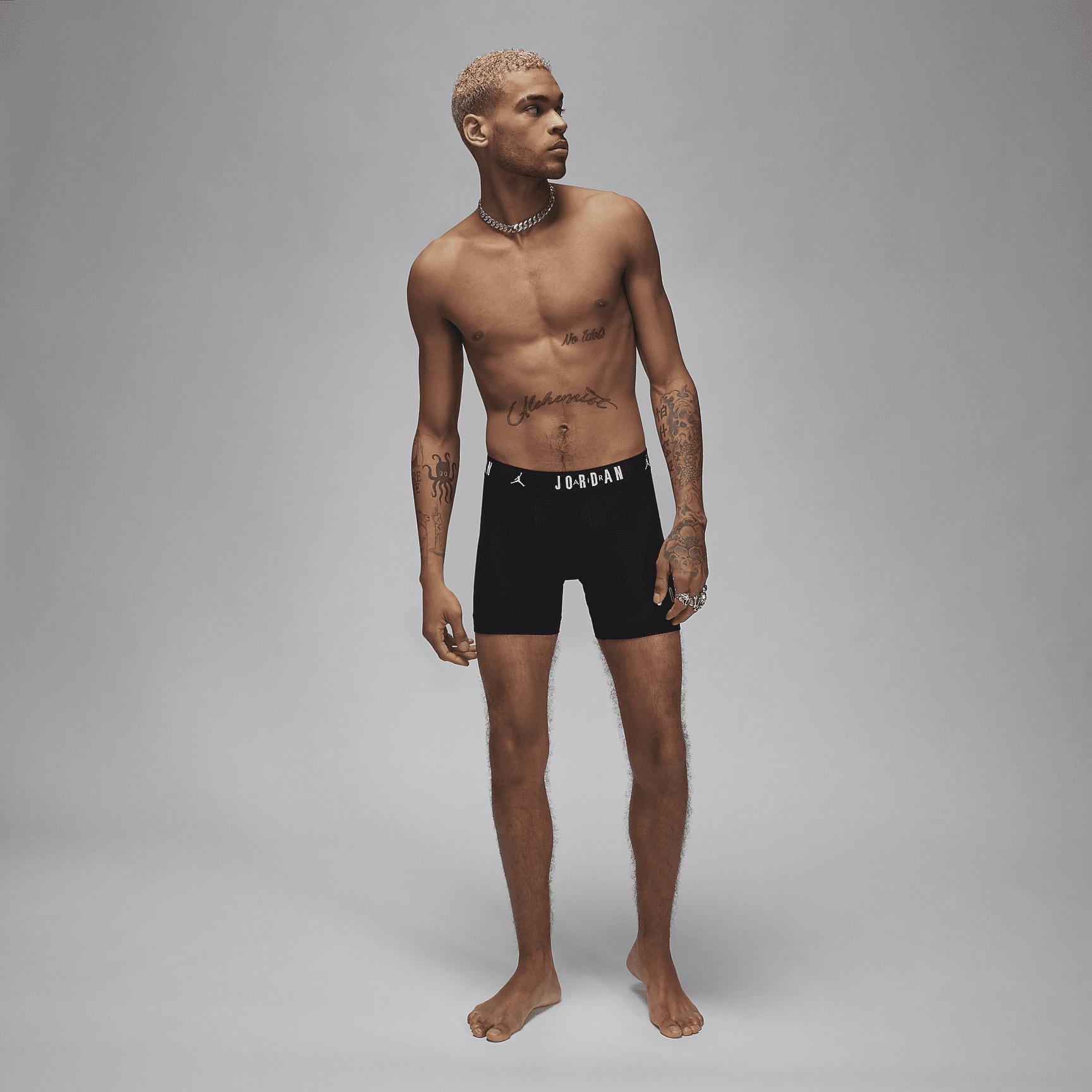 Mens Flight Cotton Stretch Boxer Briefs (2-Pack) Product Image