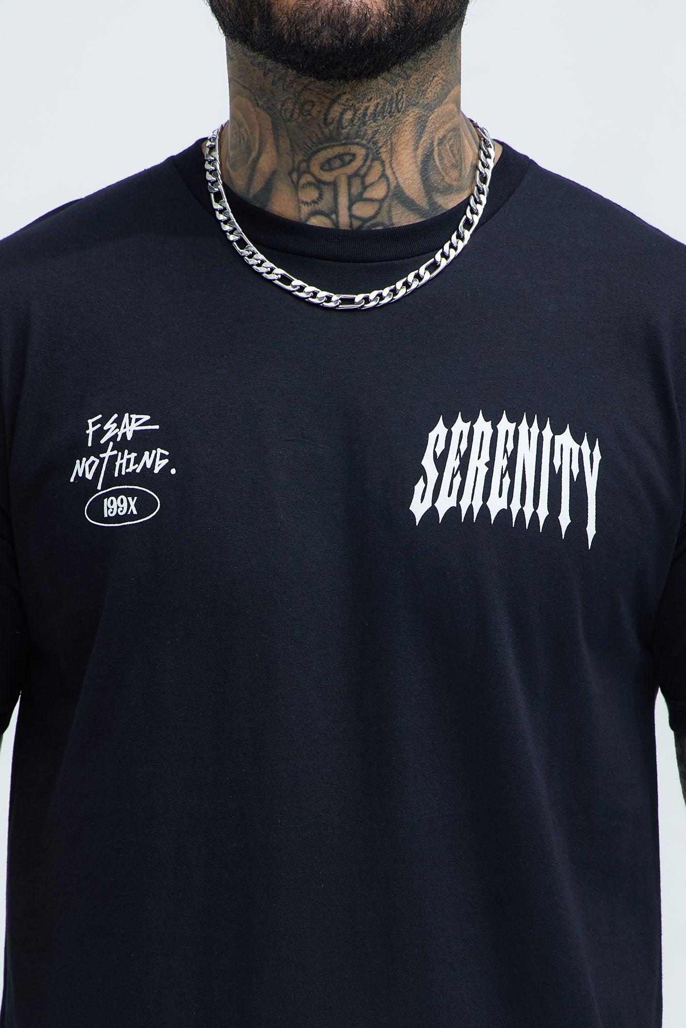 Serenity Fear Nothing Short Sleeve Tee - Black Product Image