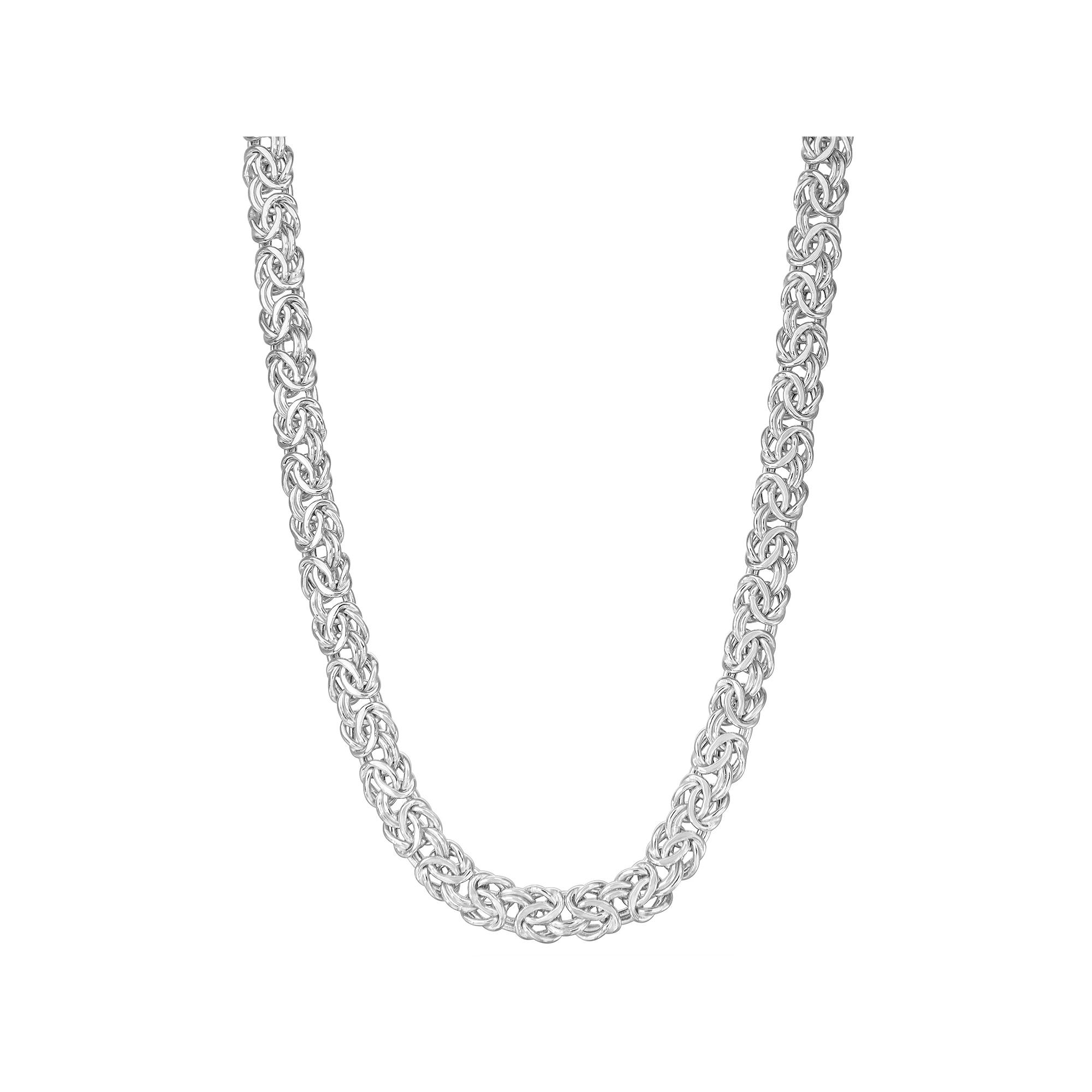 Jordan Blue 10k Gold Byzantine Chain Necklace, Women's, Size: 18" Product Image