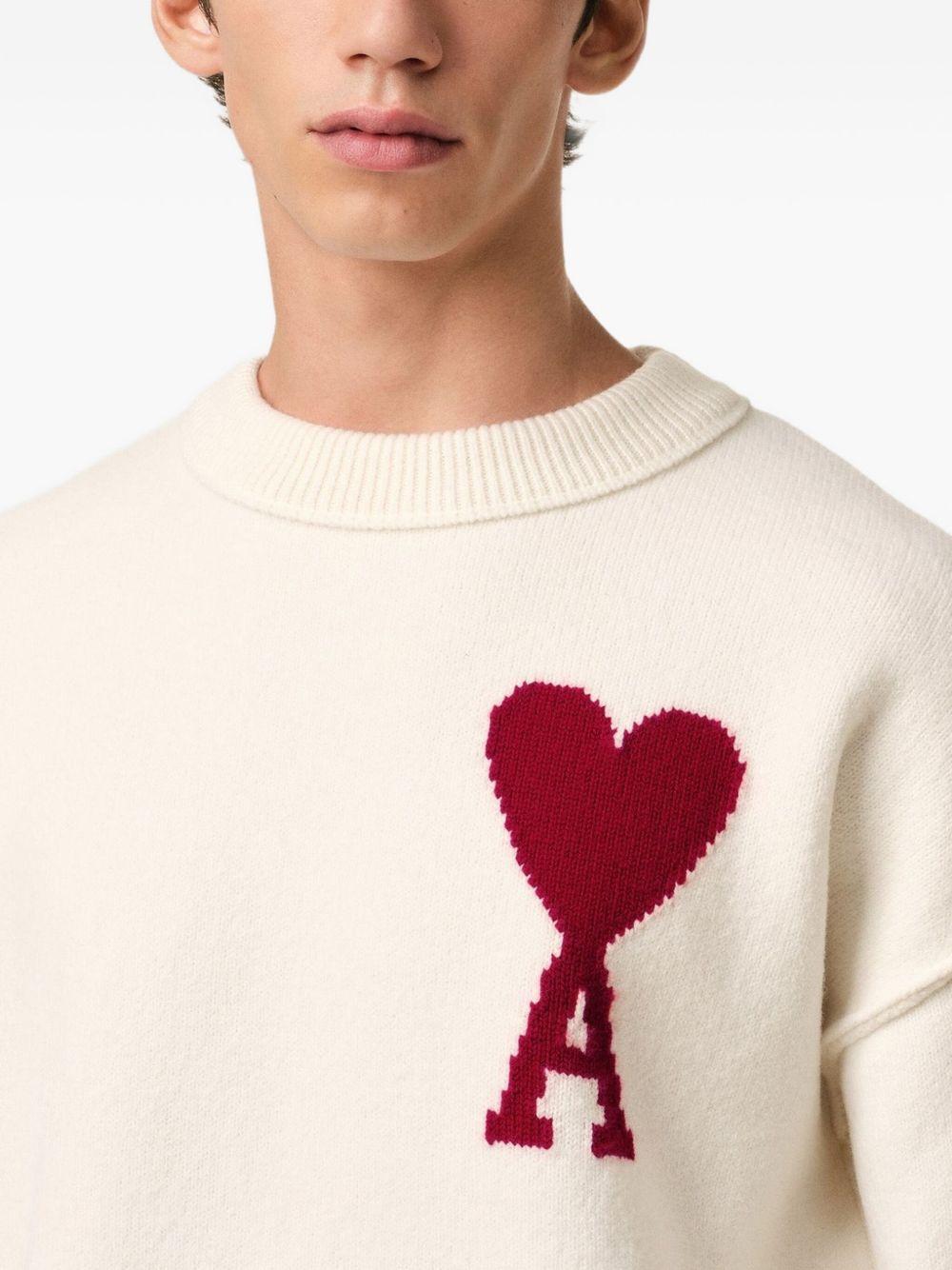 intarsia-knit wool sweater Product Image
