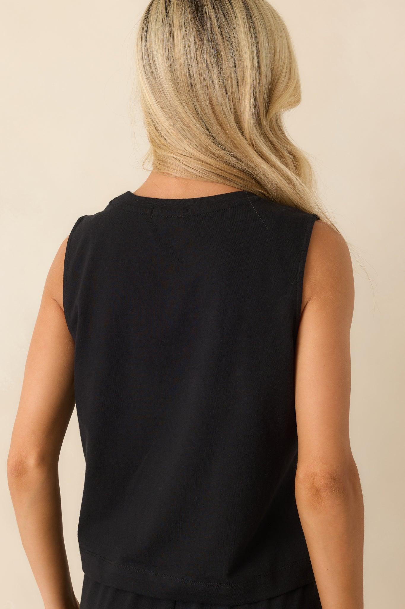 Z Supply Black Sloane Cotton Jersey Tank Product Image