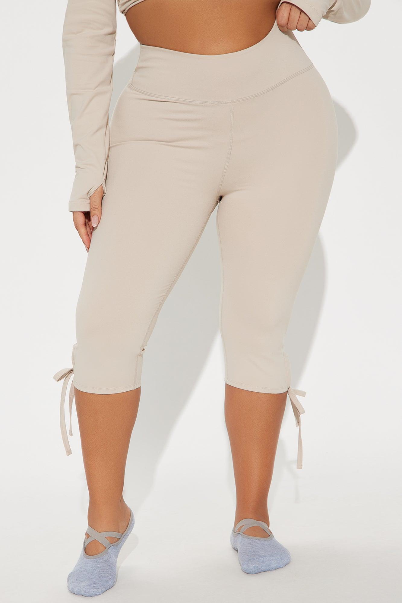Pirouette Super Soft Active Capri - Light Taupe Product Image