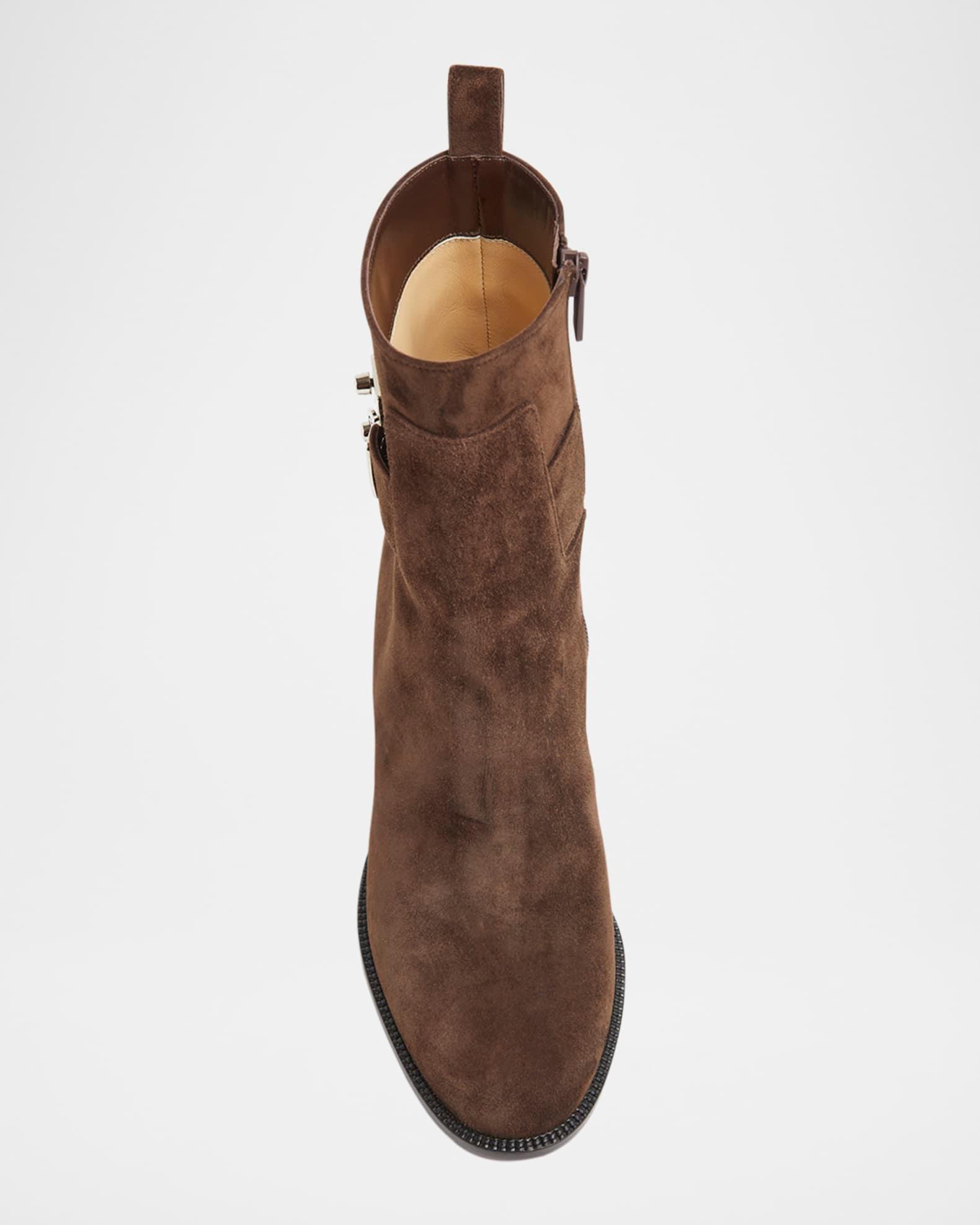 Lock Suede Red Sole Booties Product Image