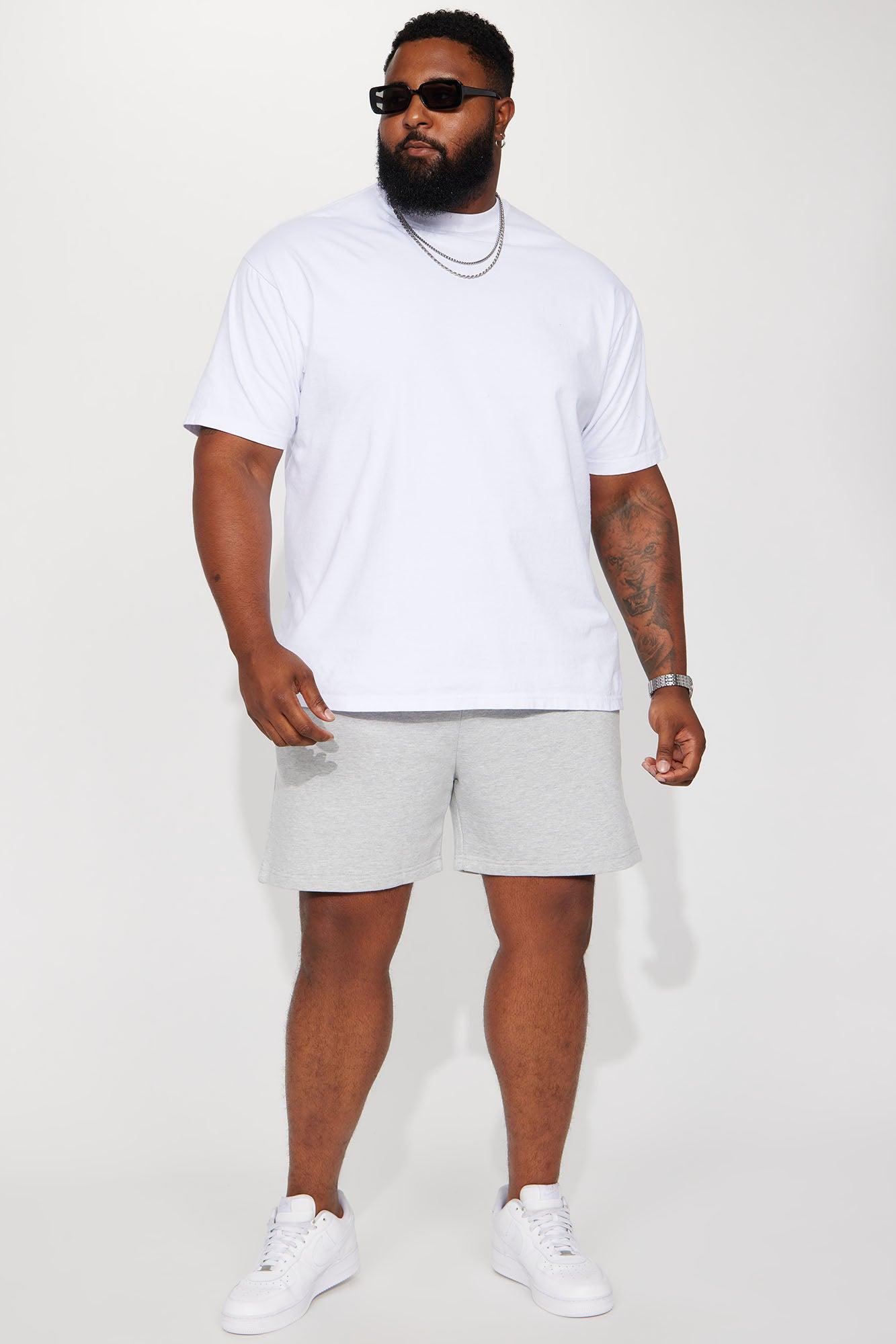 Tyson Sweatshort - Heather Grey Product Image