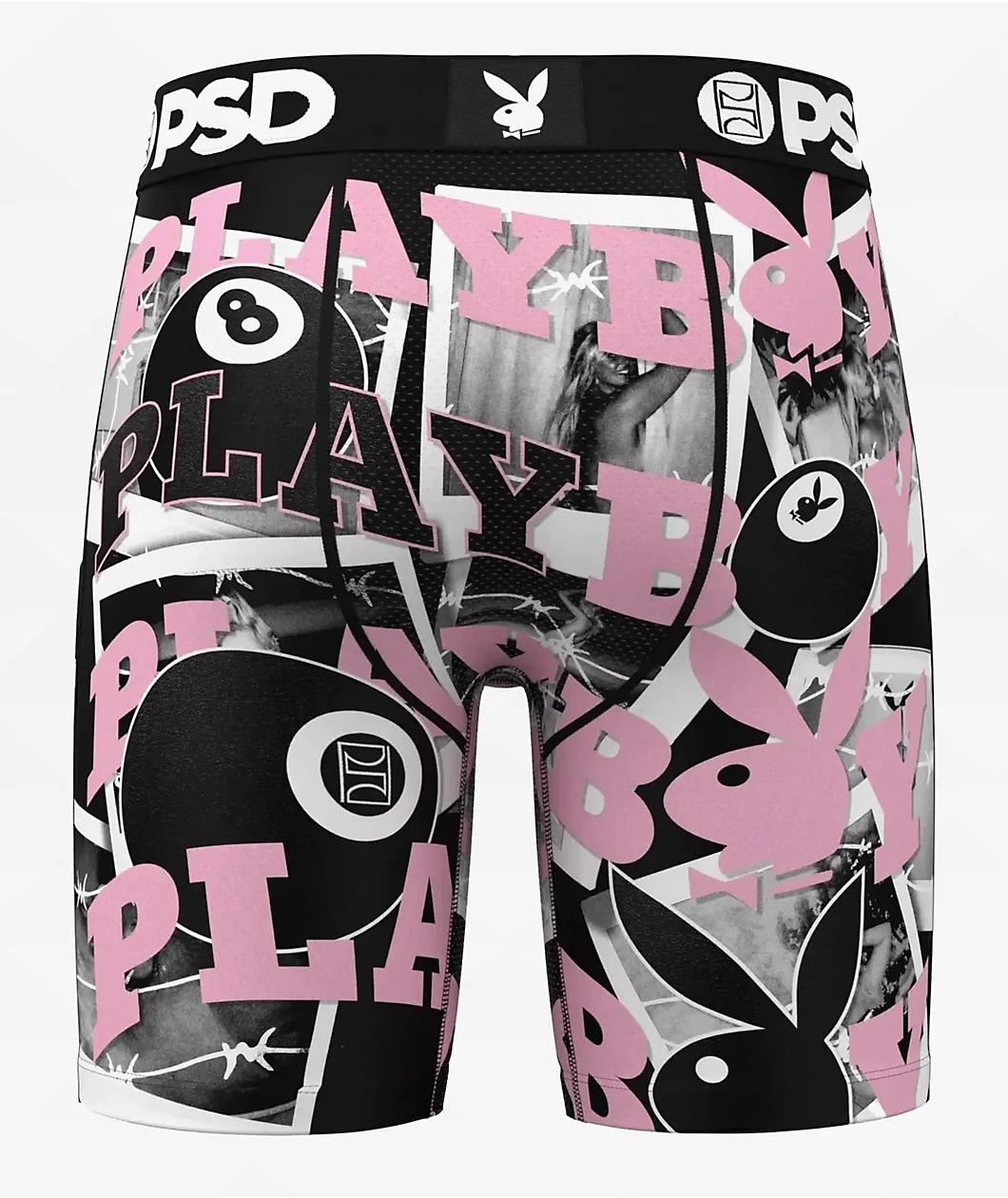 PSD x Playboy 8 Ball Black & Pink Boxer Briefs Product Image
