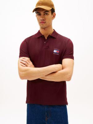 Regular Fit 1985 Flag Graphic Pique Polo Product Image