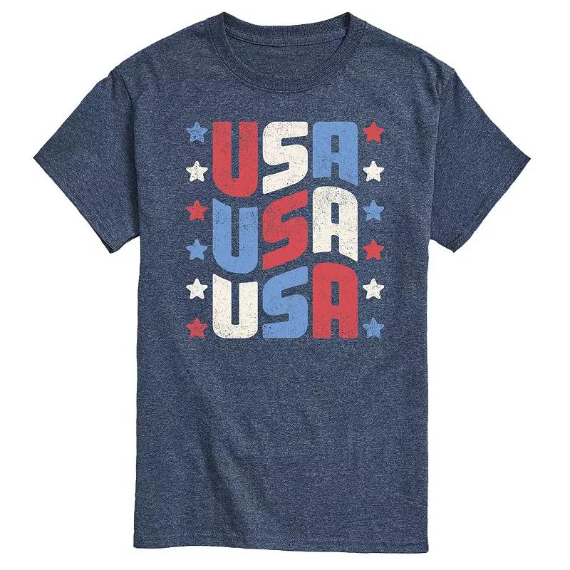 Men's USA Stacked Graphic Tee.,  Product Image
