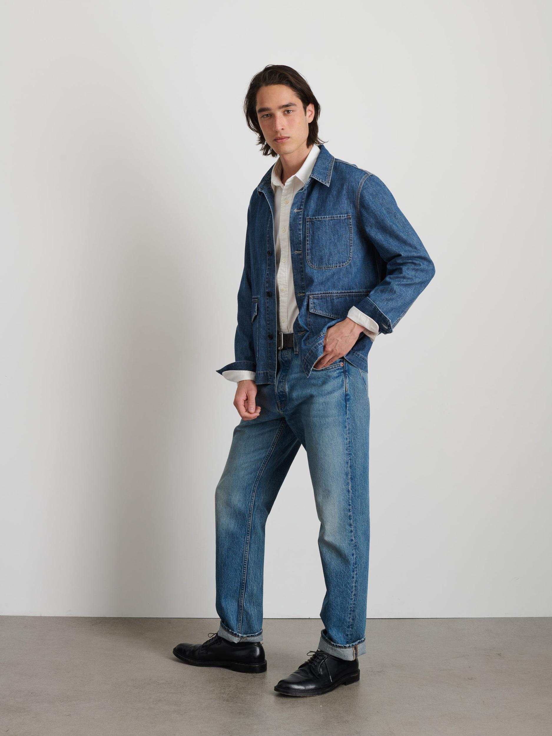 Shirt Jacket In Lightweight Denim Product Image
