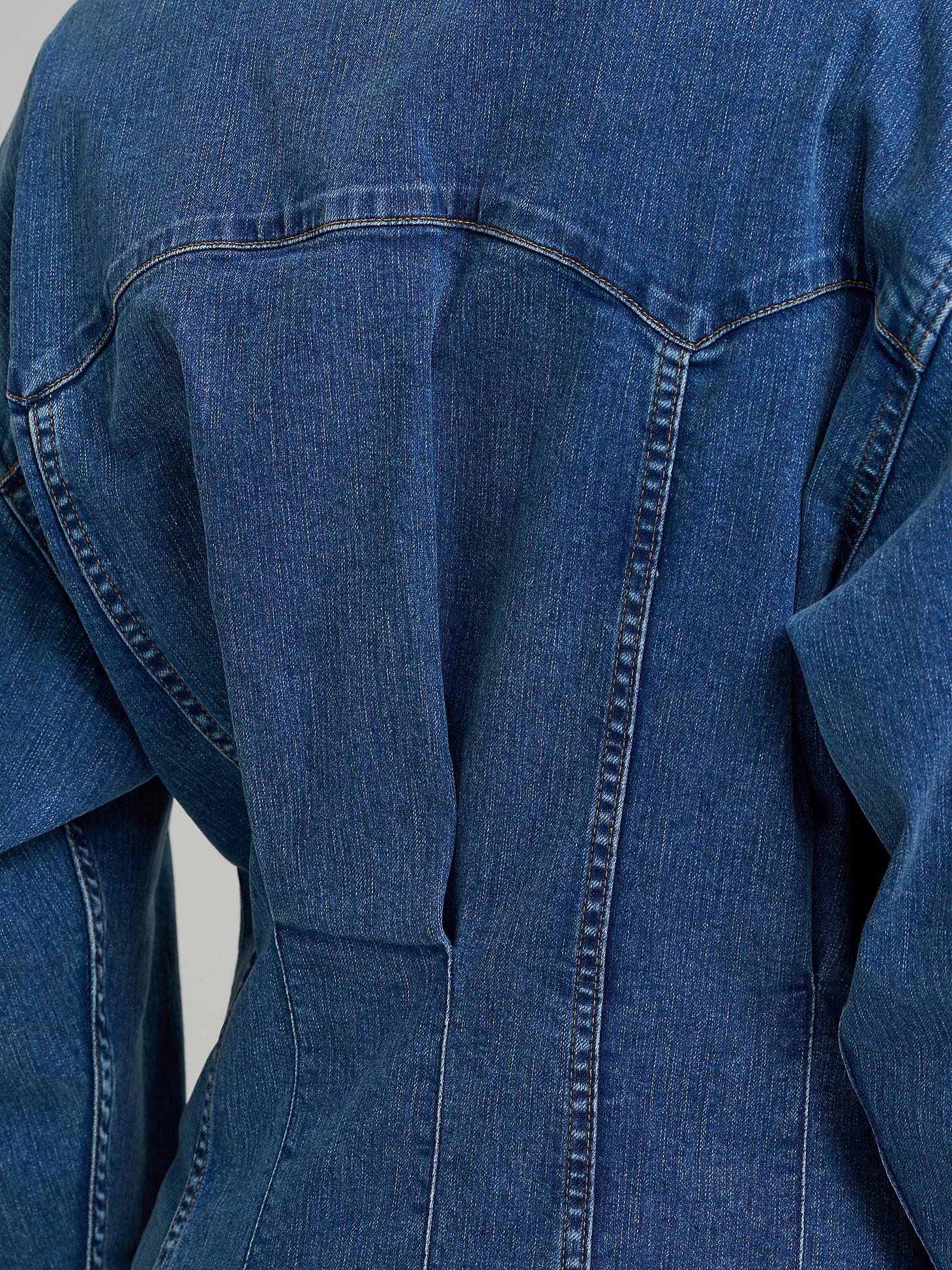 Women's Darted Skirt Dress in Sapphire Trace Product Image