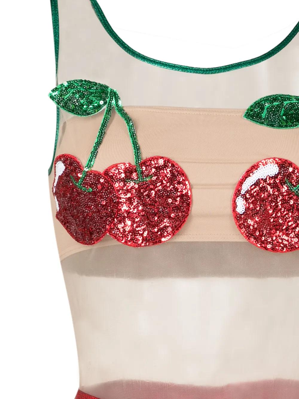 Carnaval/Festival sequin-embellished metallic one-piece Product Image