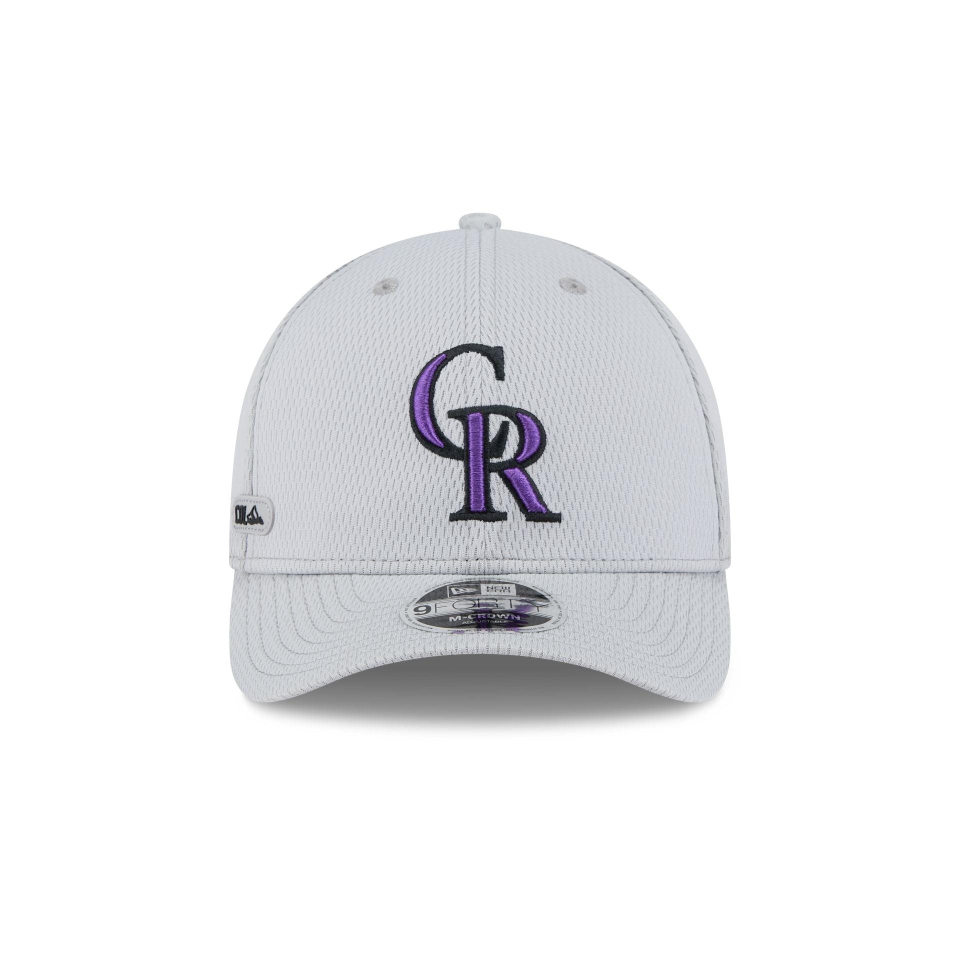 Colorado Rockies 2025 Clubhouse Gray 9FORTY M-Crown Snapback Hat Male Product Image