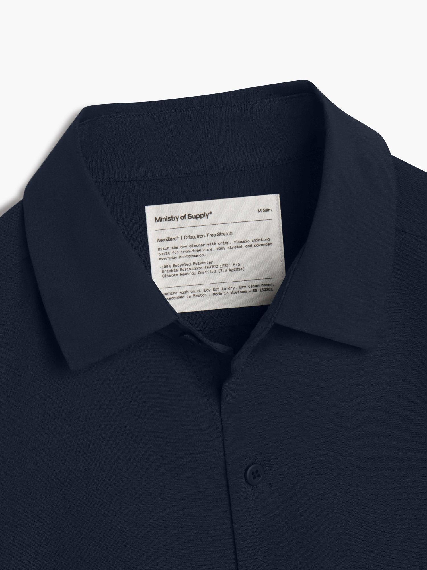 Men's AeroZeroº Sport Shirt - Dark Navy (MPS) Product Image