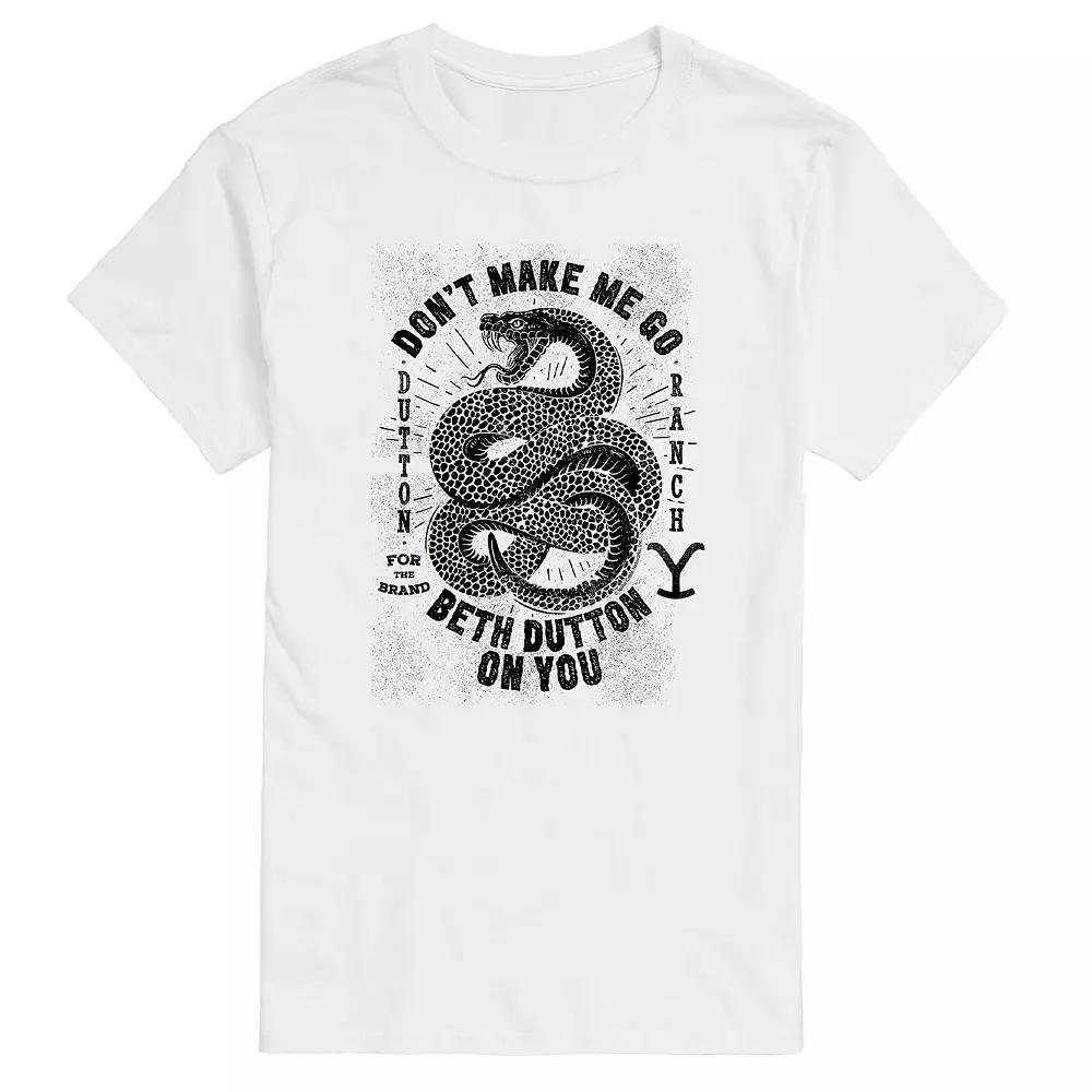 Big & Tall Yellowstone Make Me Go Beth Tee, Men's,  Product Image