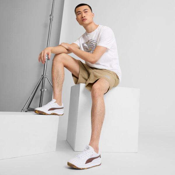 PUMA GV Special NYC Cordura Men's Sneakers in White/Haute Coffee/Silver Product Image