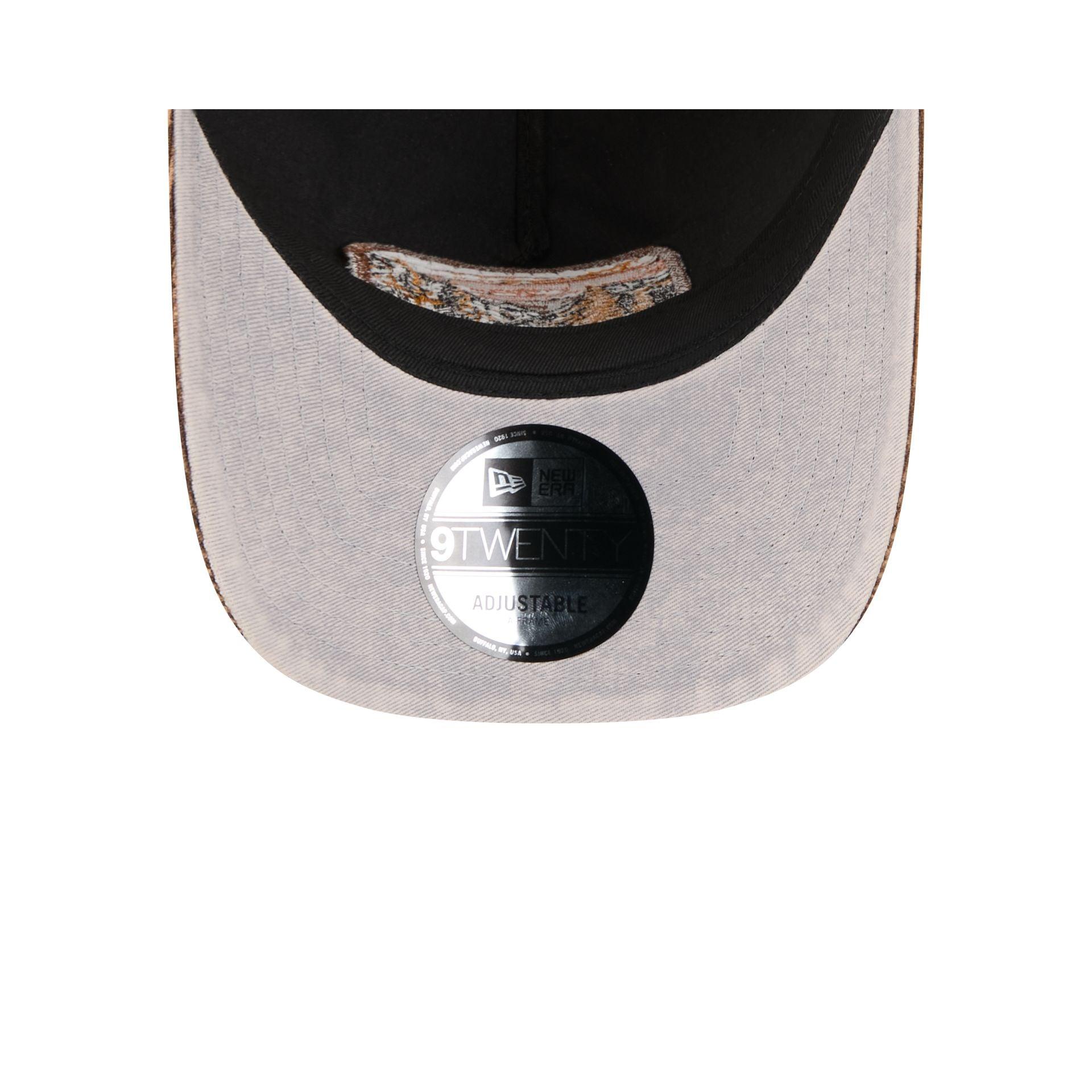 Atlanta Braves Vintage Landscape Brown 9TWENTY A-Frame Trucker Hat Male Product Image