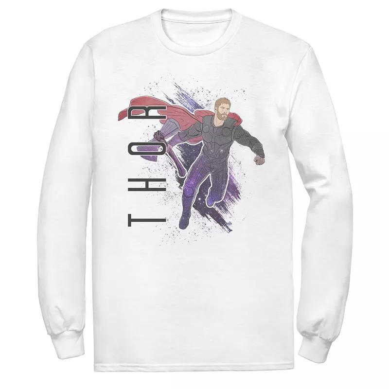 Men's Avengers Endgame Thor Tee, Size: XL, White Product Image