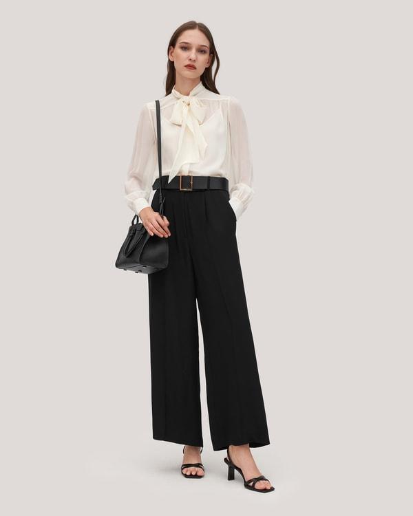 Heavy Crepe Silk Iris Pant Product Image
