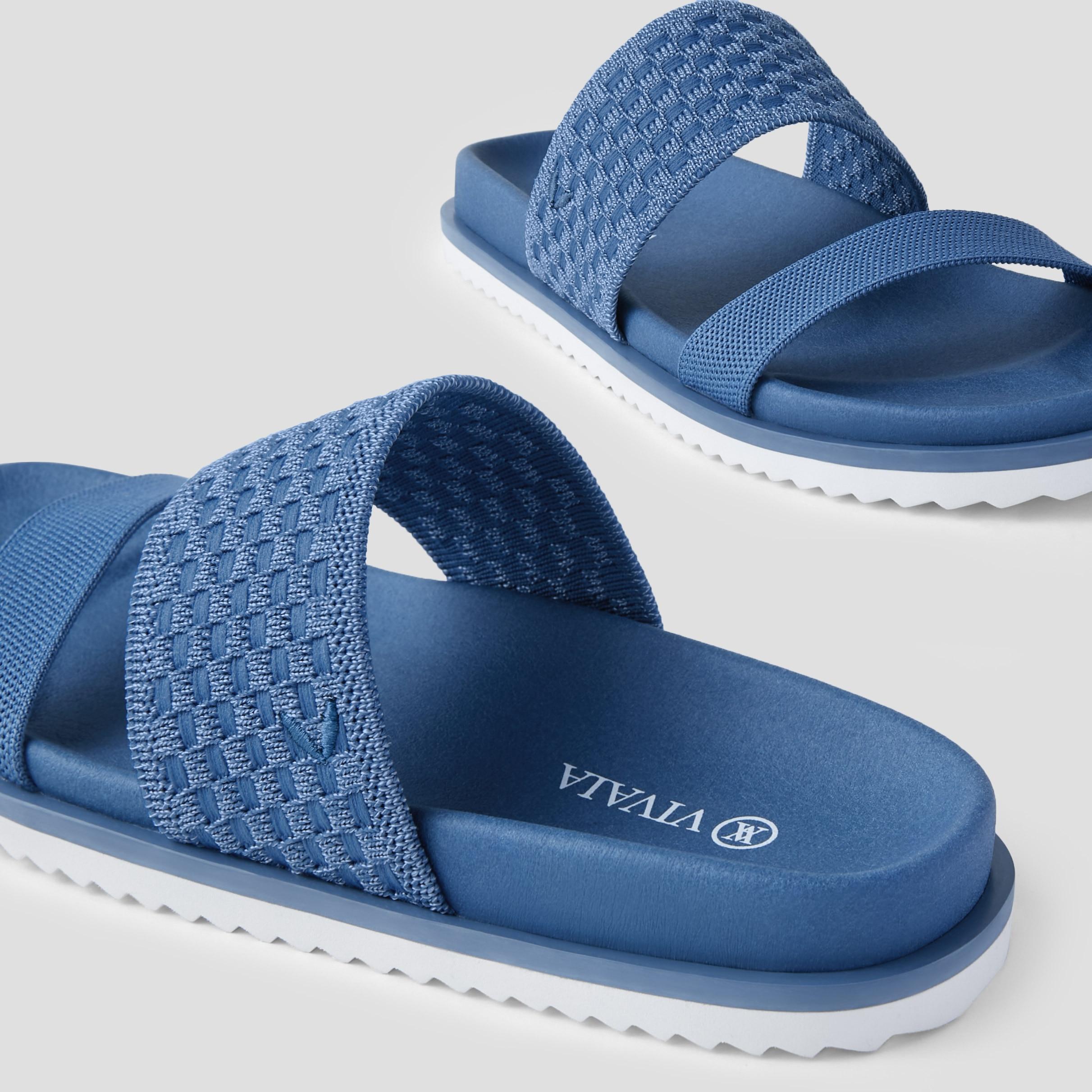 Double Straps Slide Sandals (Naina) Product Image