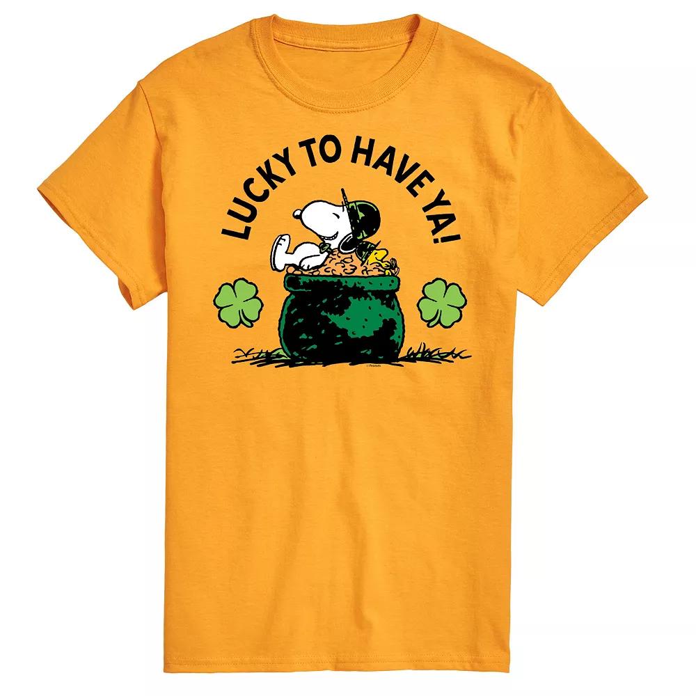 Men's Peanuts Lucky To Have Ya Tee,  Product Image