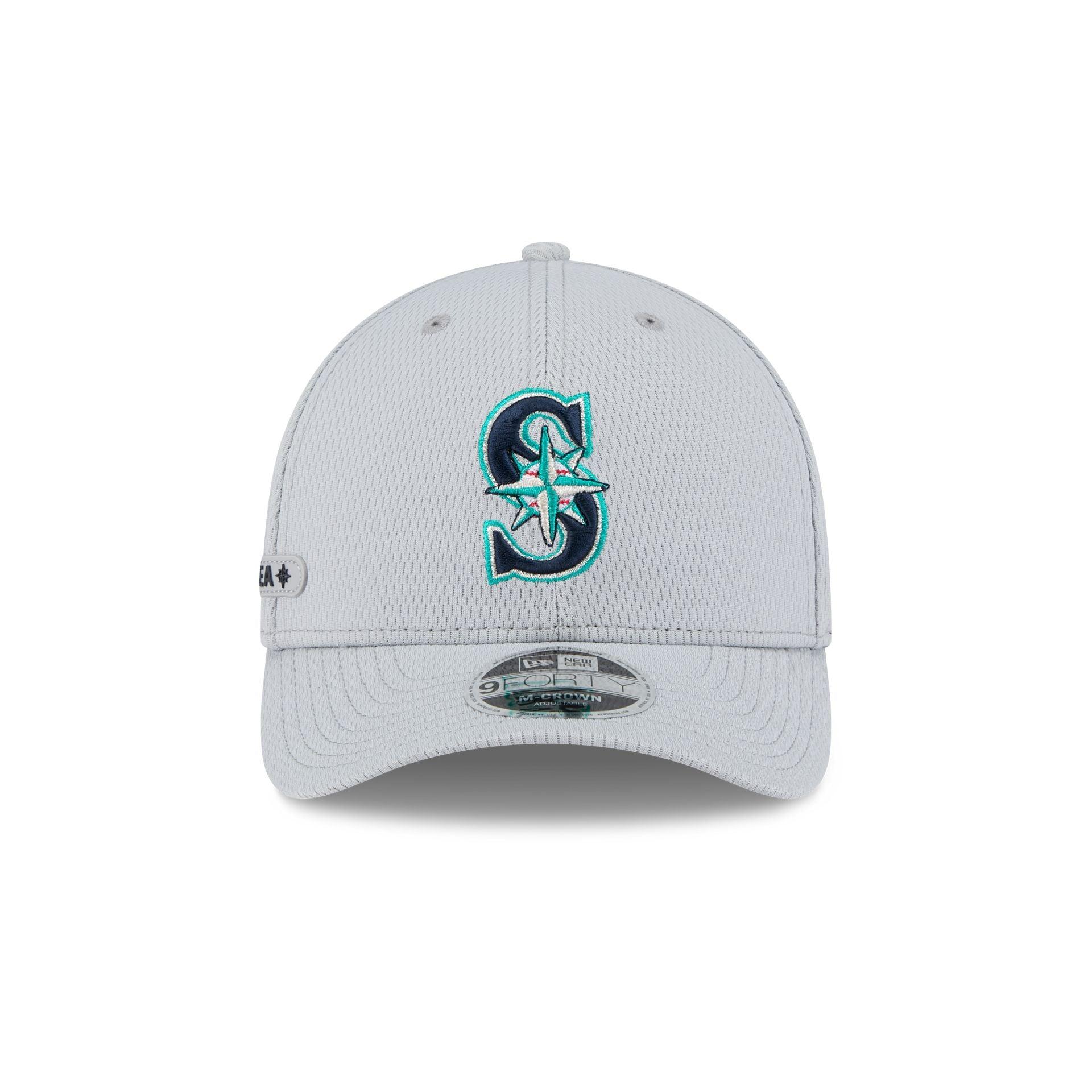 Seattle Mariners 2025 Clubhouse Gray 9FORTY M-Crown Snapback Hat Male Product Image