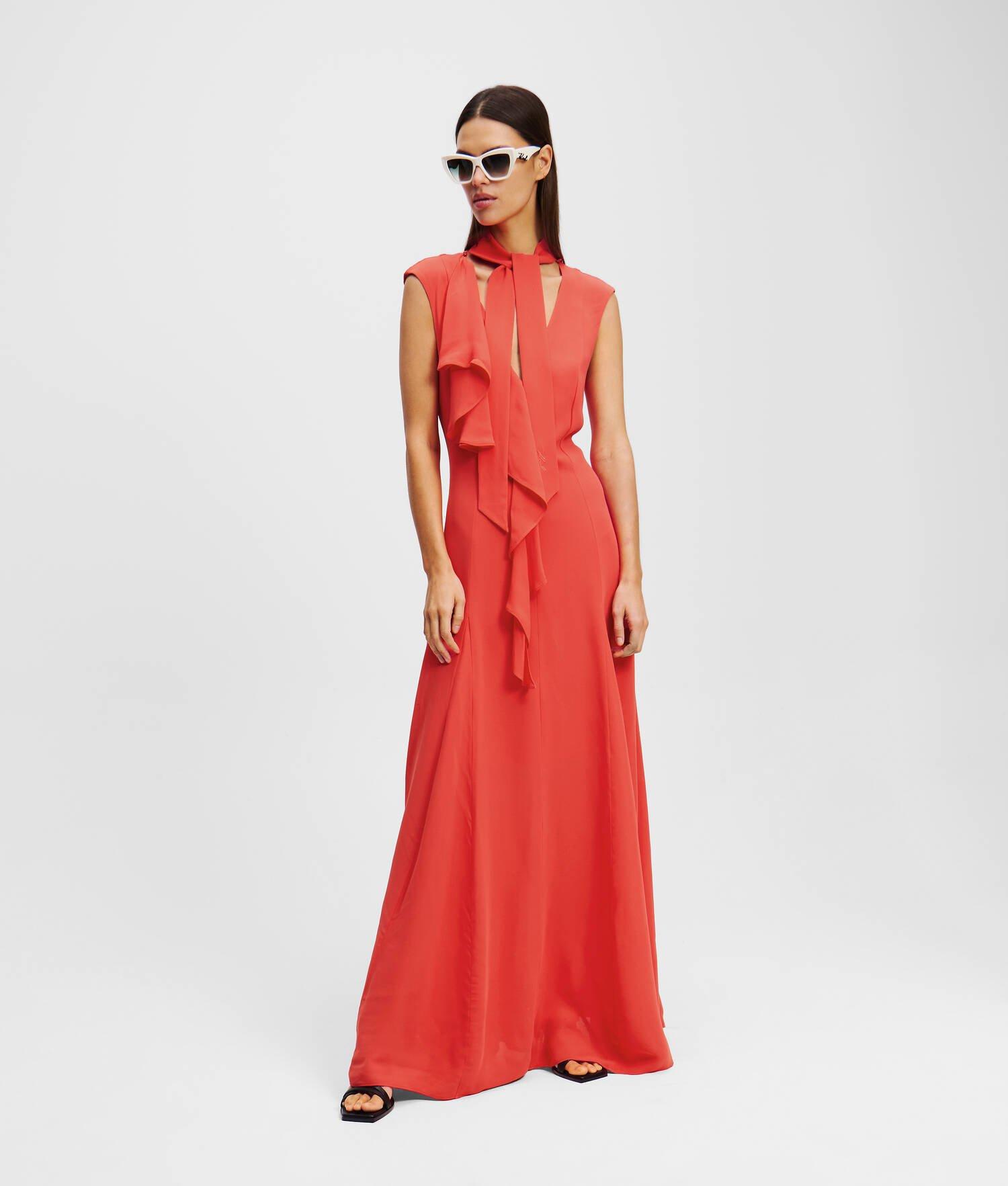 RUFFLE-DETAIL DRESS Product Image