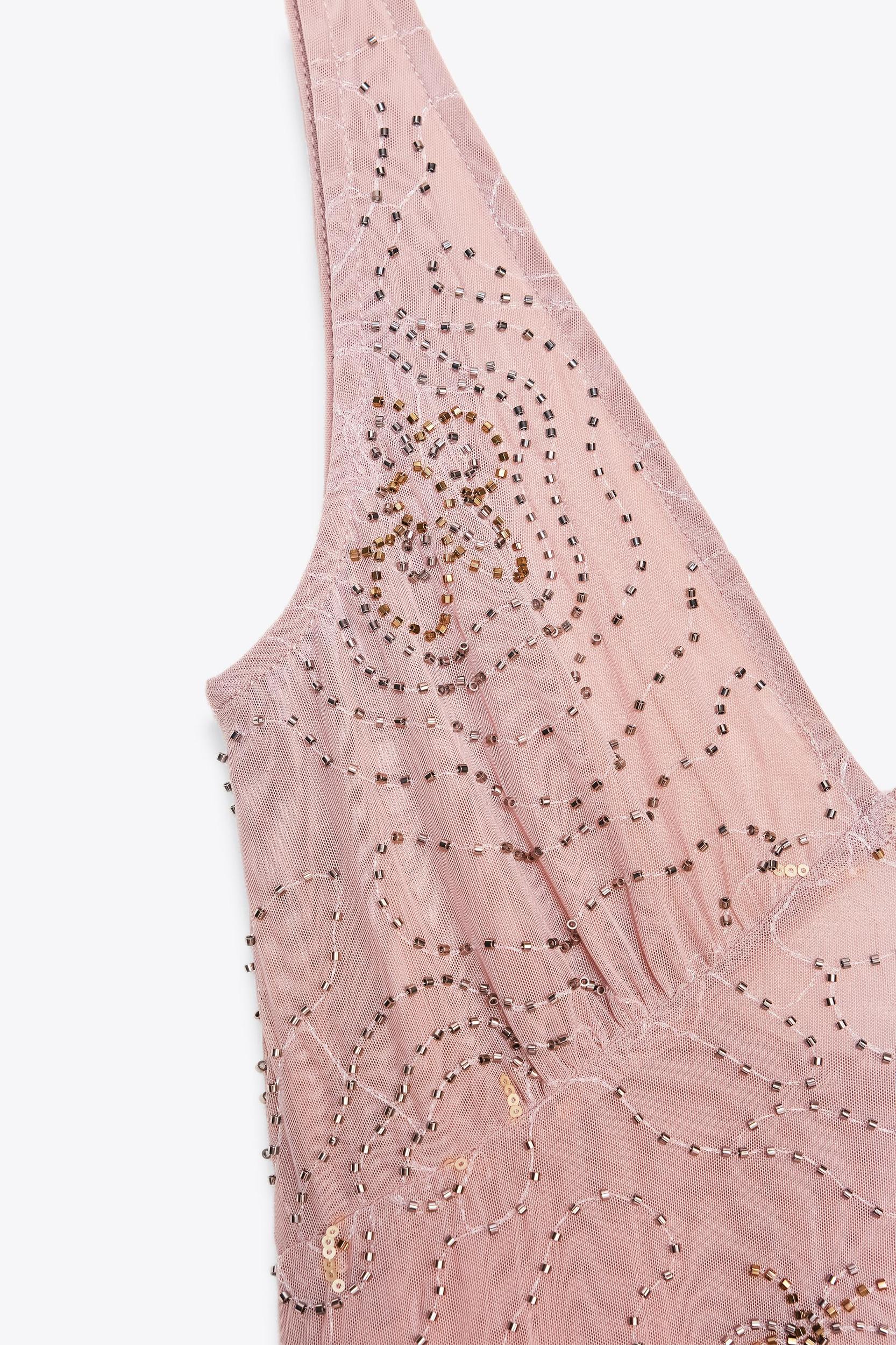 BEADED MIDI DRESS Product Image