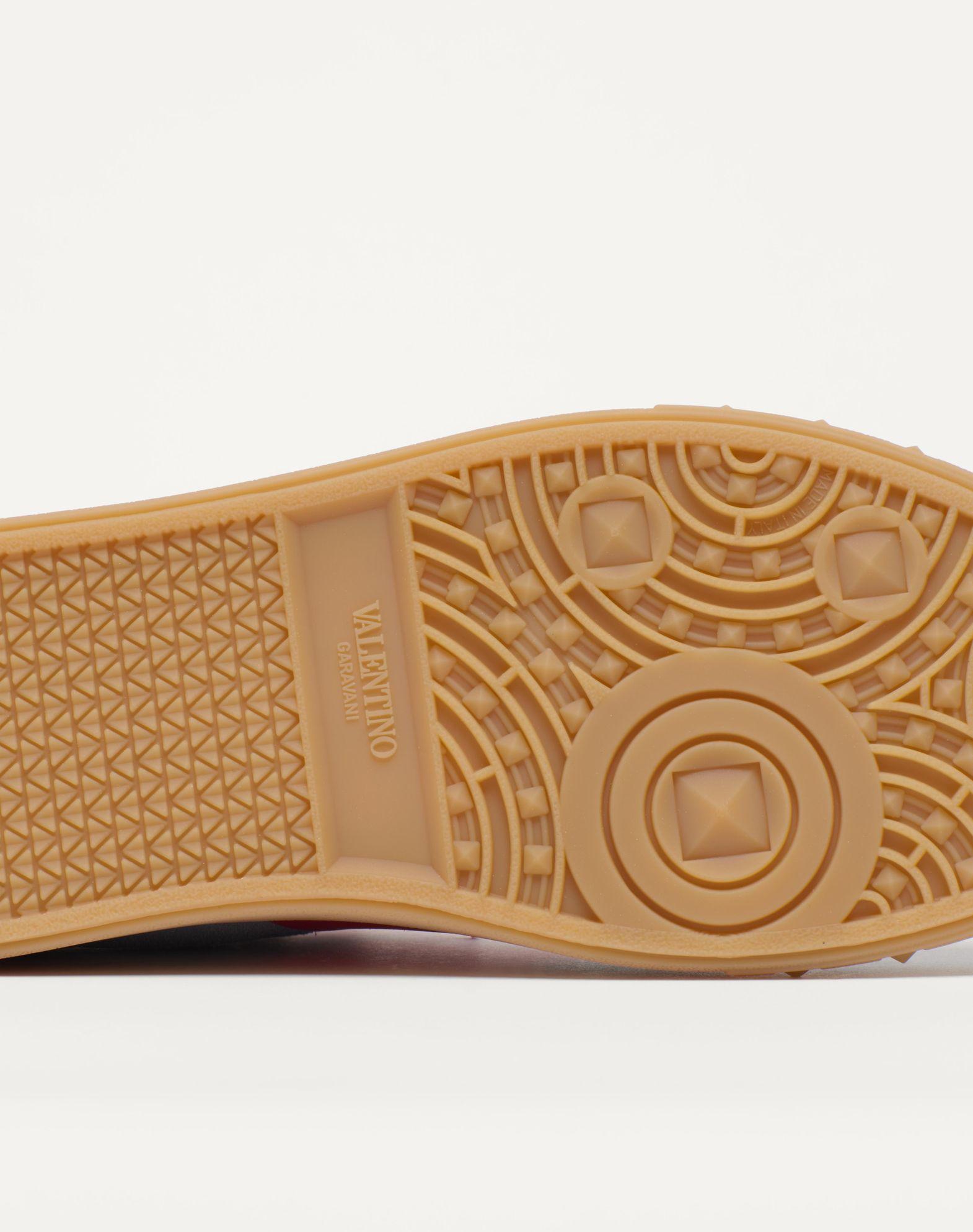 Upvillage Low Top Sneaker In Split Leather And Calfskin Nappa Leather Product Image