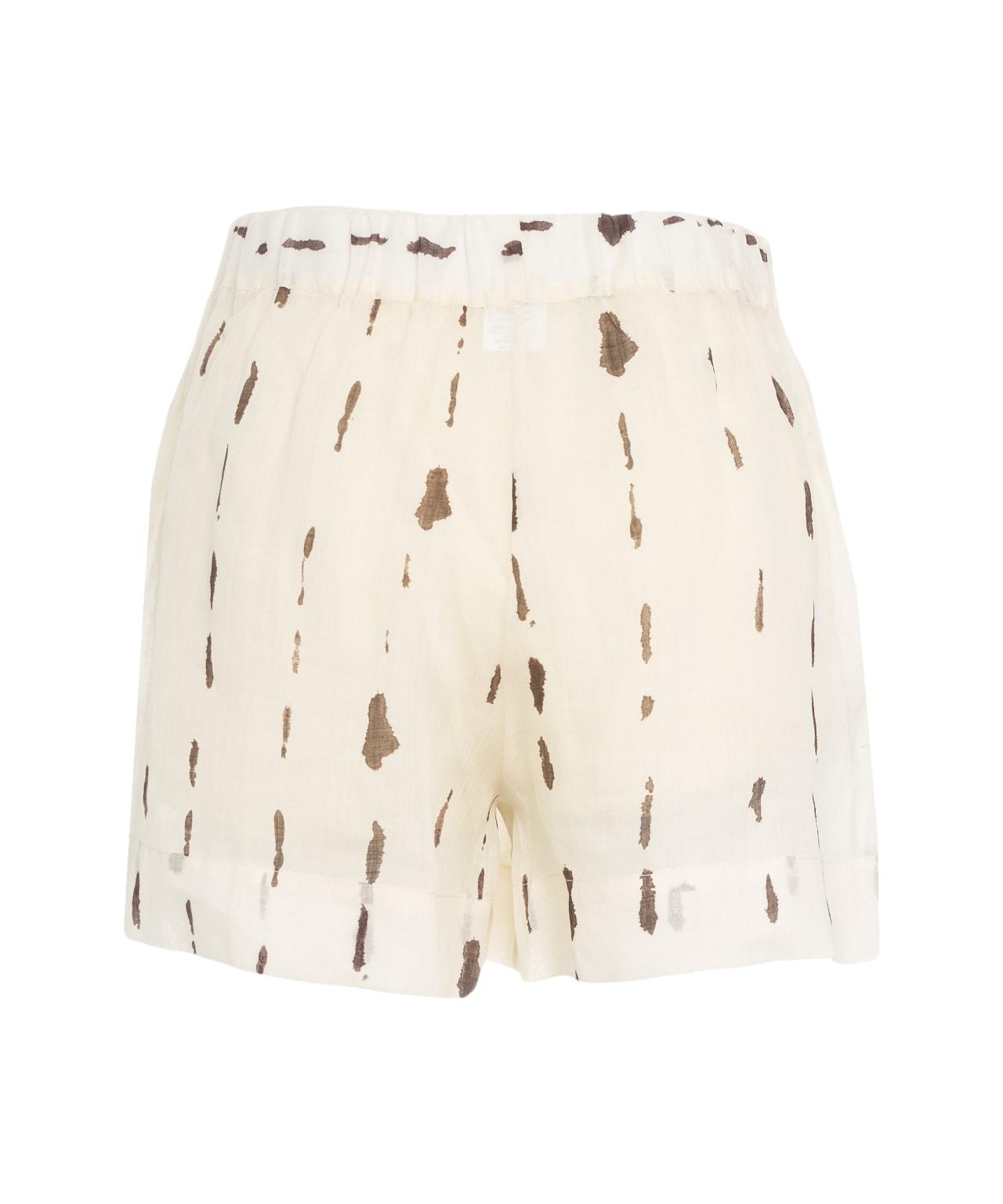 Ramie shorts with print Product Image