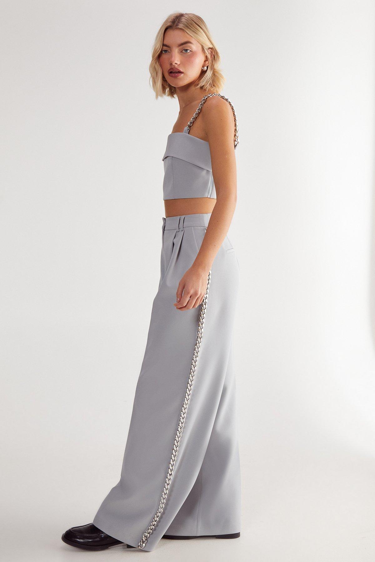 Premium Tailored Chain Trim Trouser Product Image