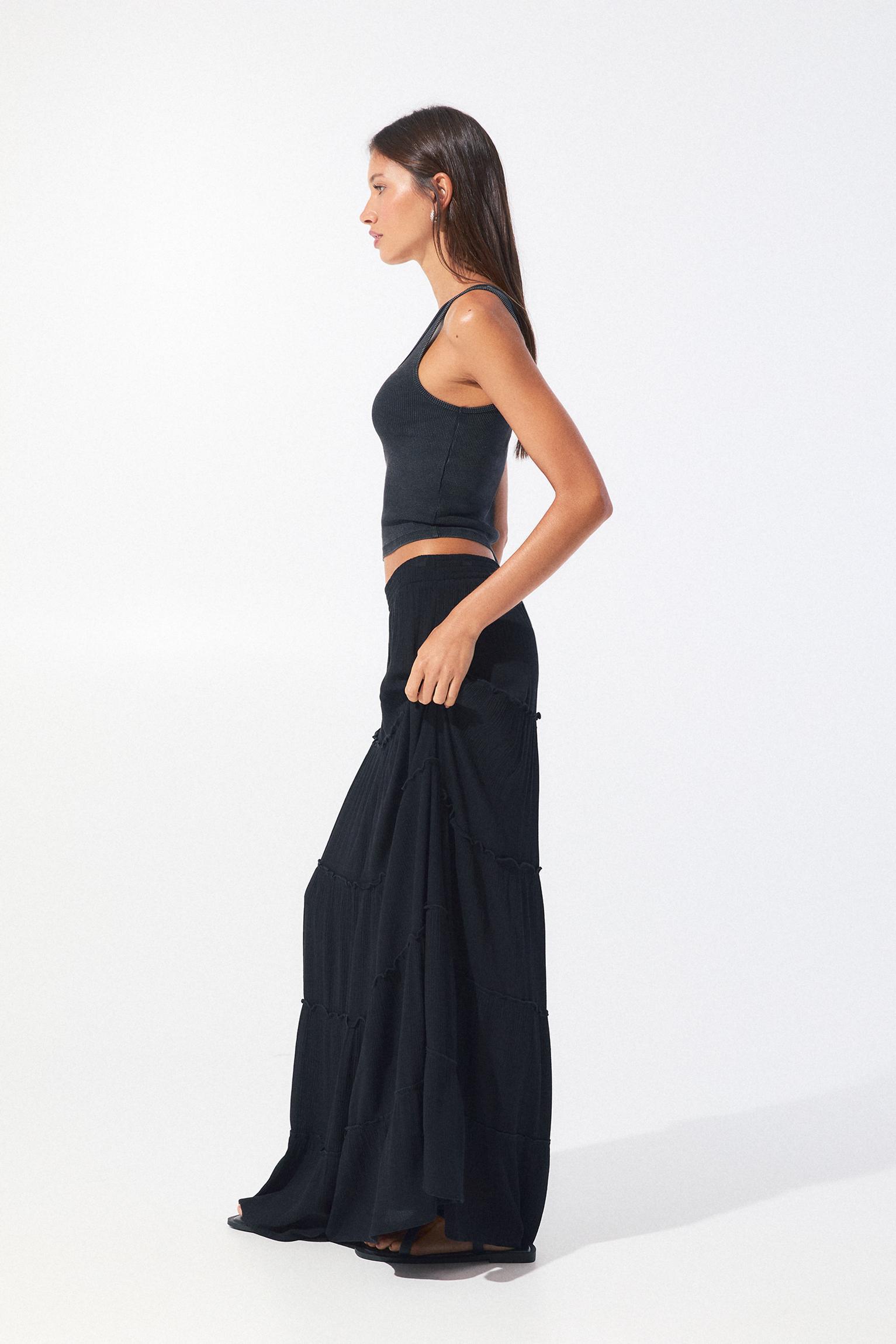 Paneled midi skirt Product Image