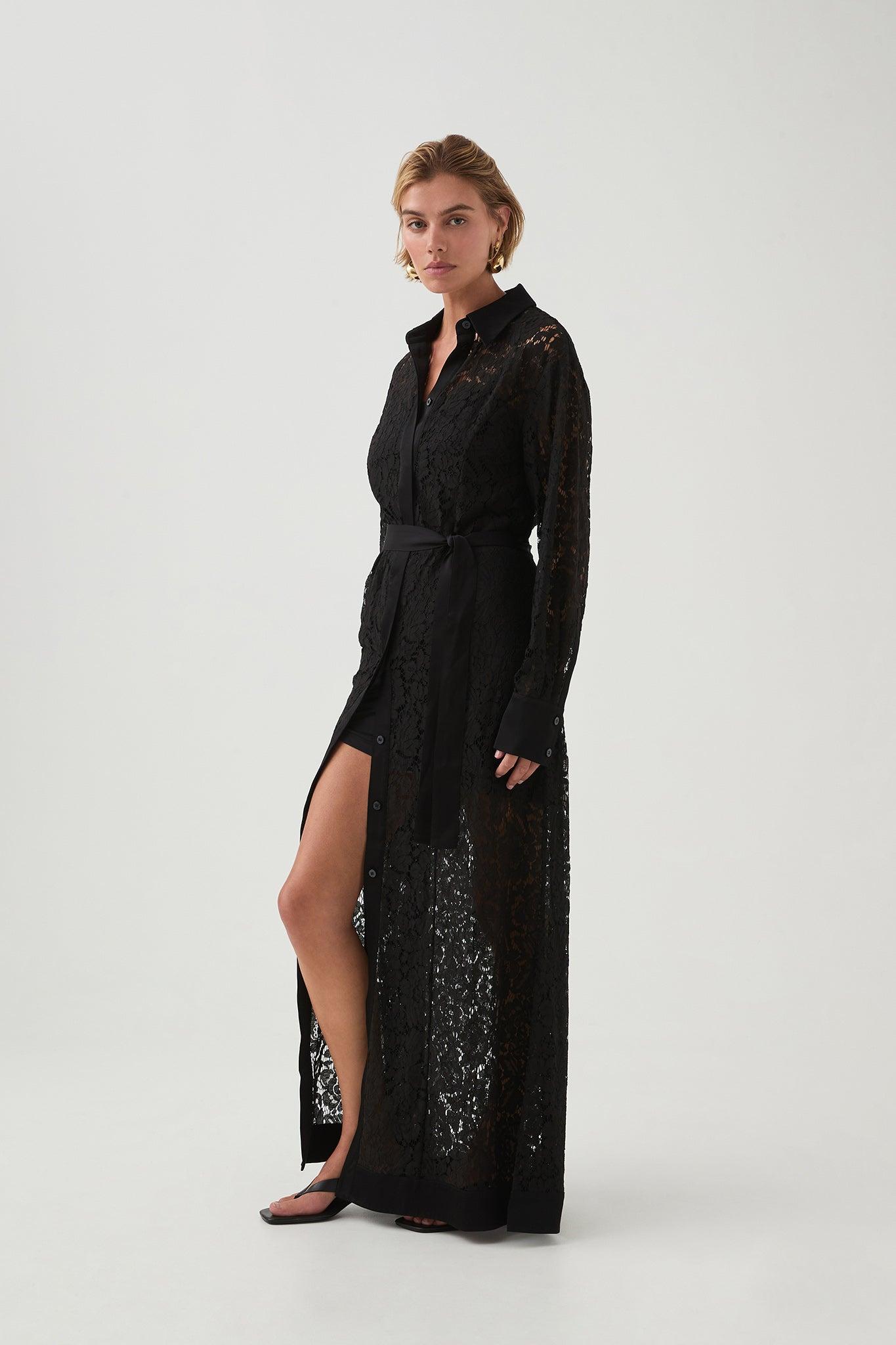 Kosmo Maxi Shirt Dress Product Image