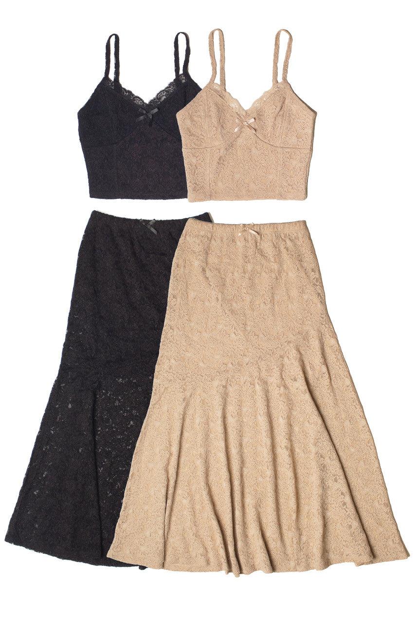 Lace Maxi Skirt Product Image