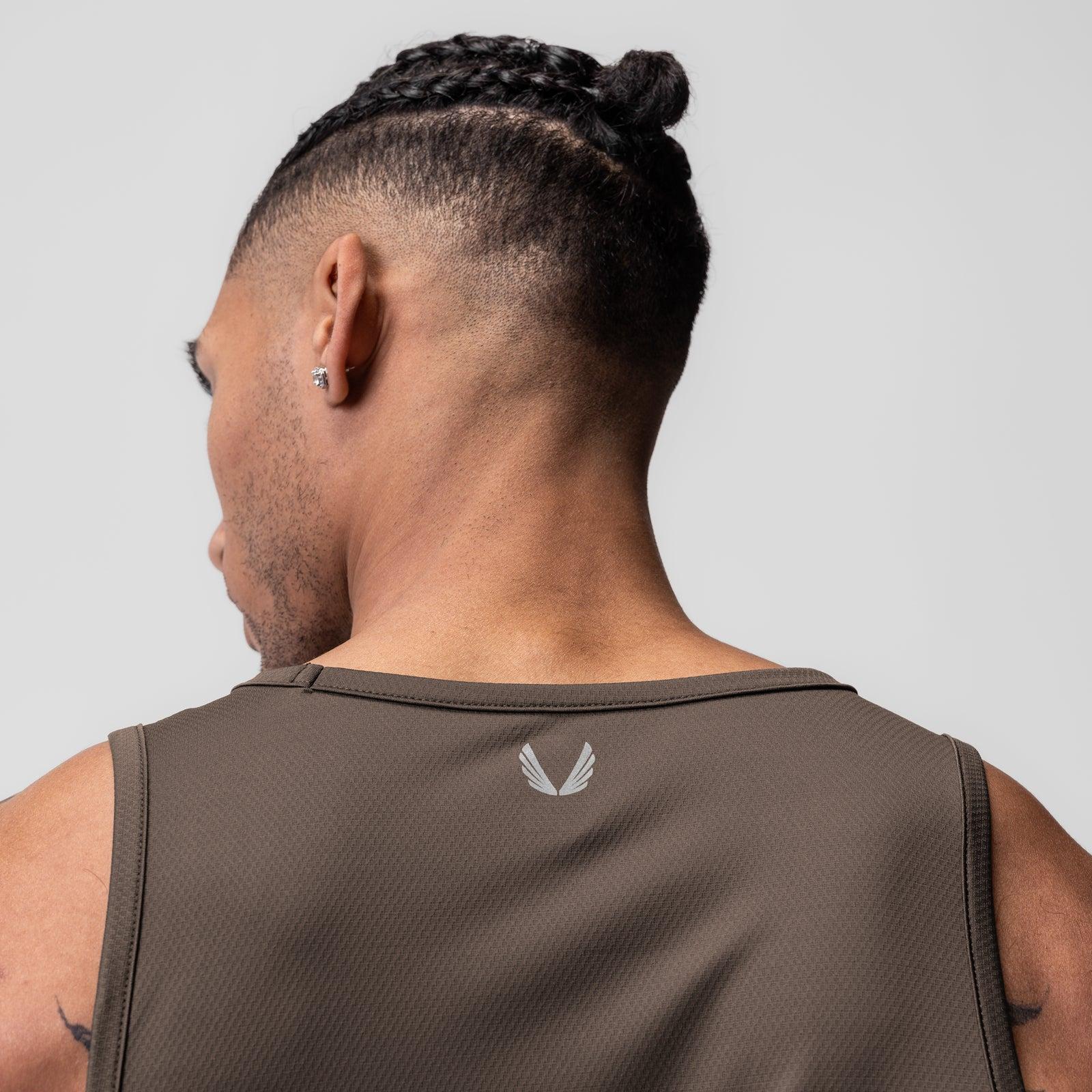 0830. AeroSilver® Tank Top - Olive Product Image