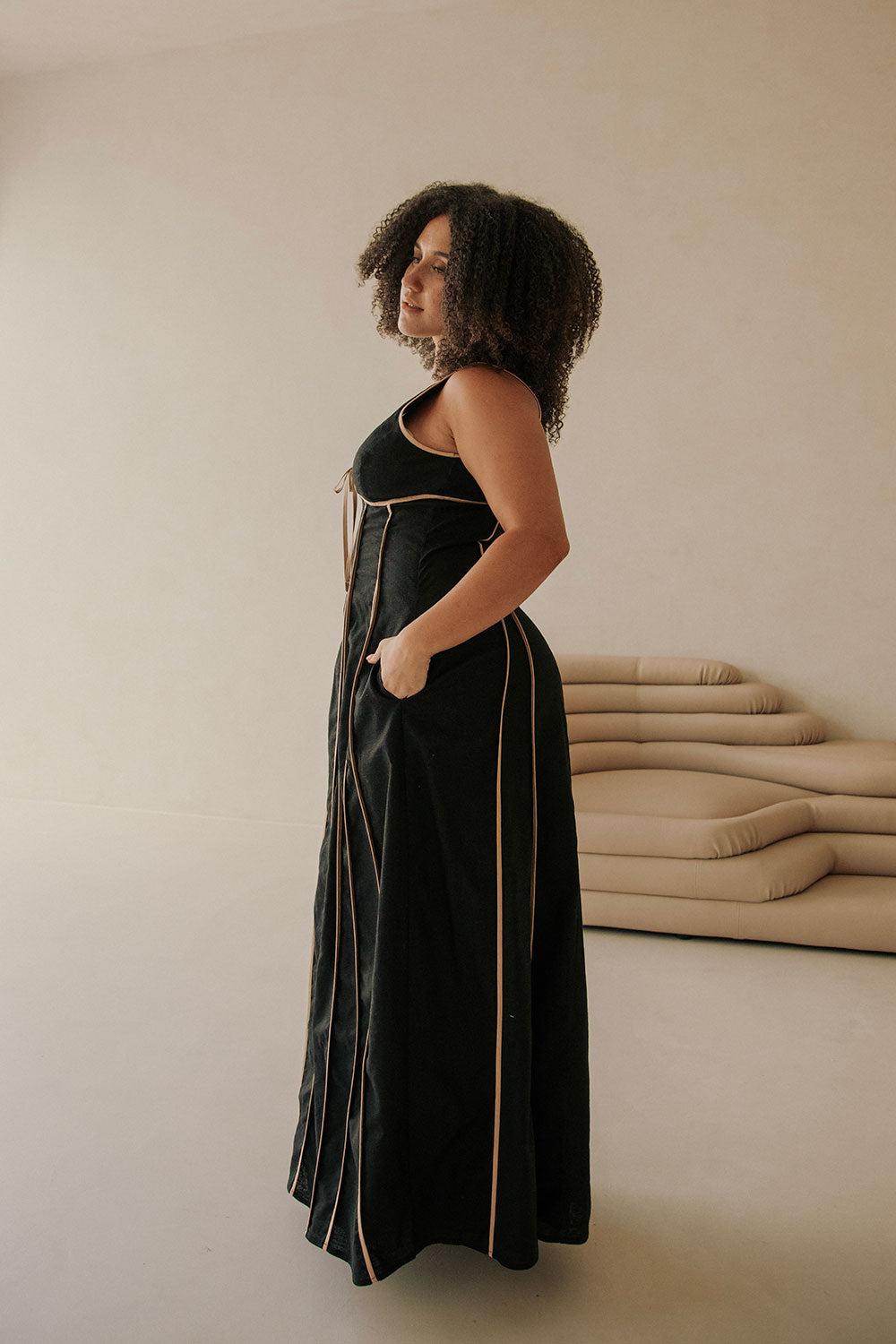Maylin Dress - Black Product Image