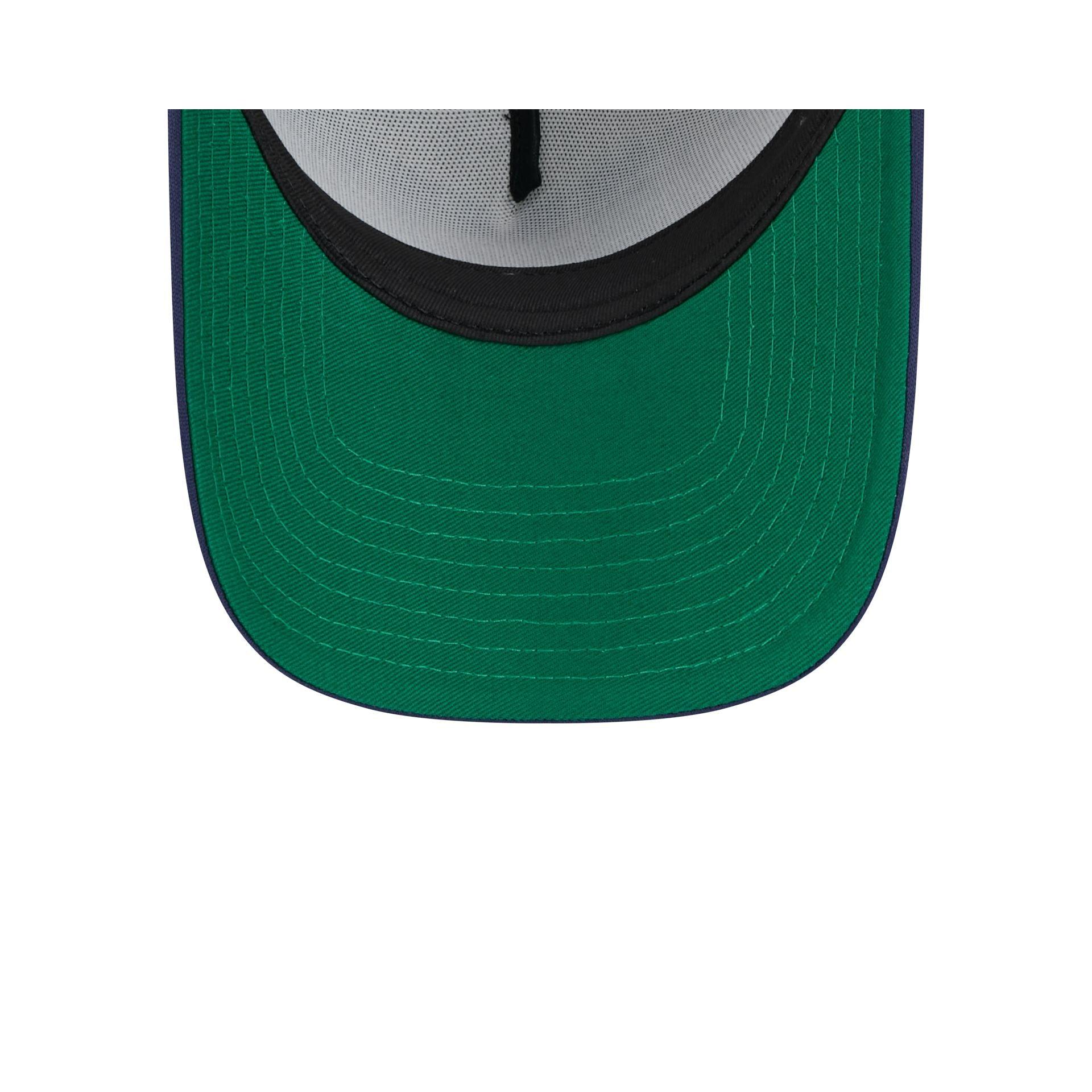 Toronto Maple Leafs Distressed 9FORTY A-Frame Trucker Hat Male Product Image